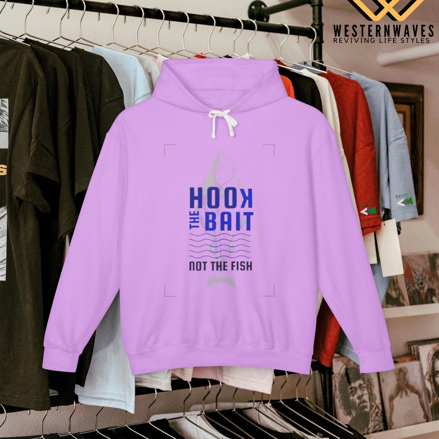 Unisex Lightweight Hooded Sweatshirt – N2+ Series USLWHSS PT2WW018_ Limited Edition Crafted Comfort by WesternWaves: