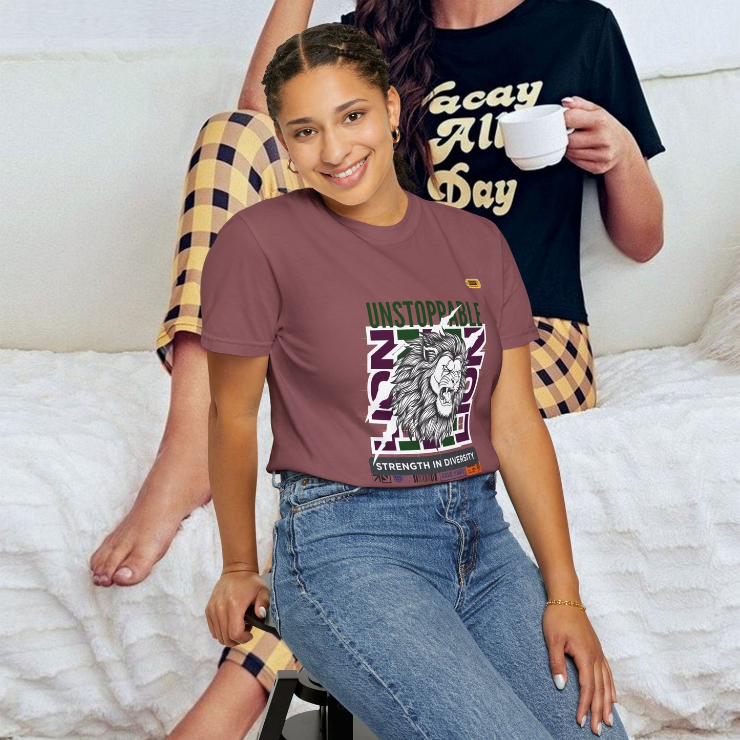Unisex Garment-Dyed T-Shirt_ 26 June 2025_ Limited Edition Strength in Diversity by WesternWaves:
