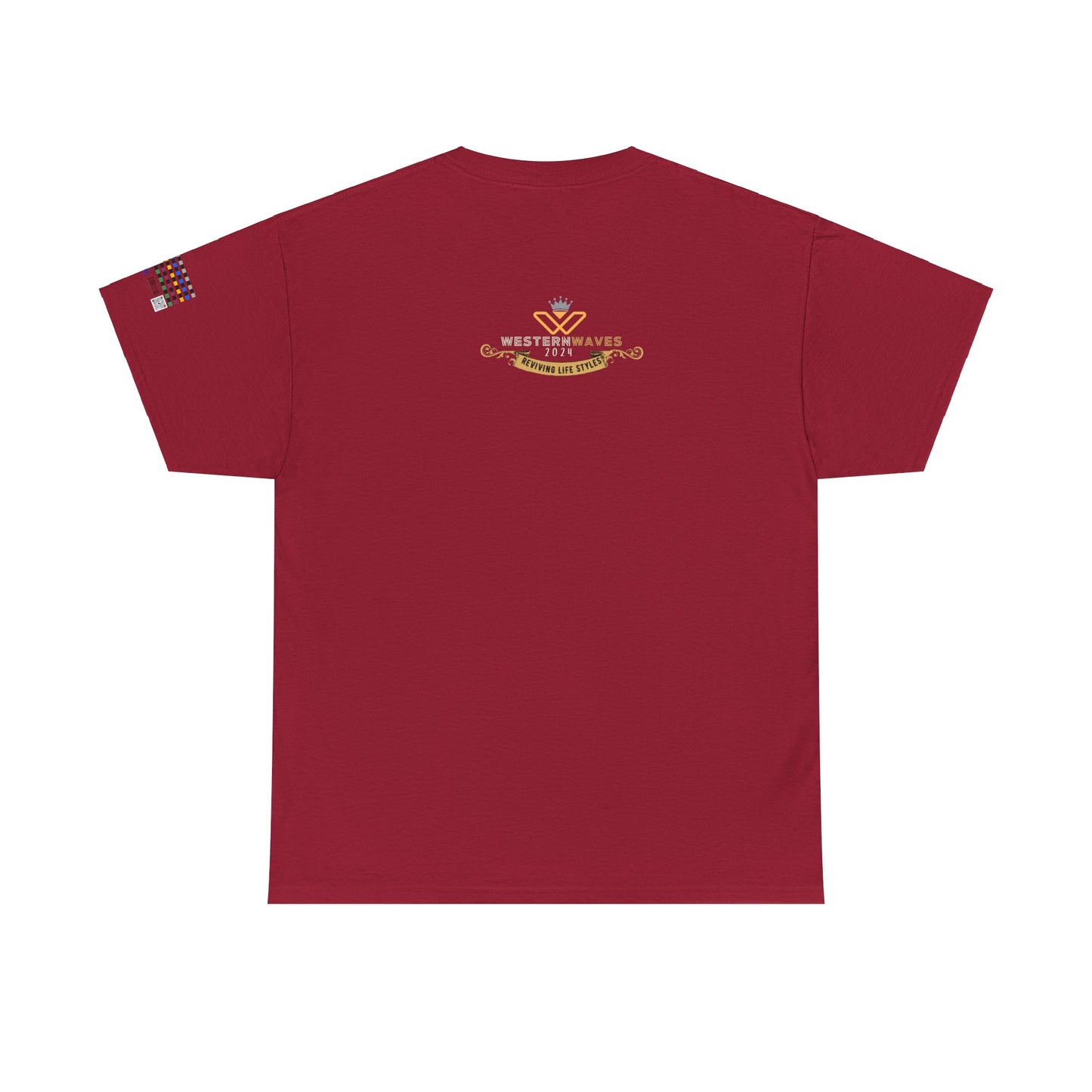 Unisex Heavy Cotton Tee_ Crafted from premium 100% cotton_ N+ Series UHCT PT2WV006_ Limited Edition by WesternWaves: