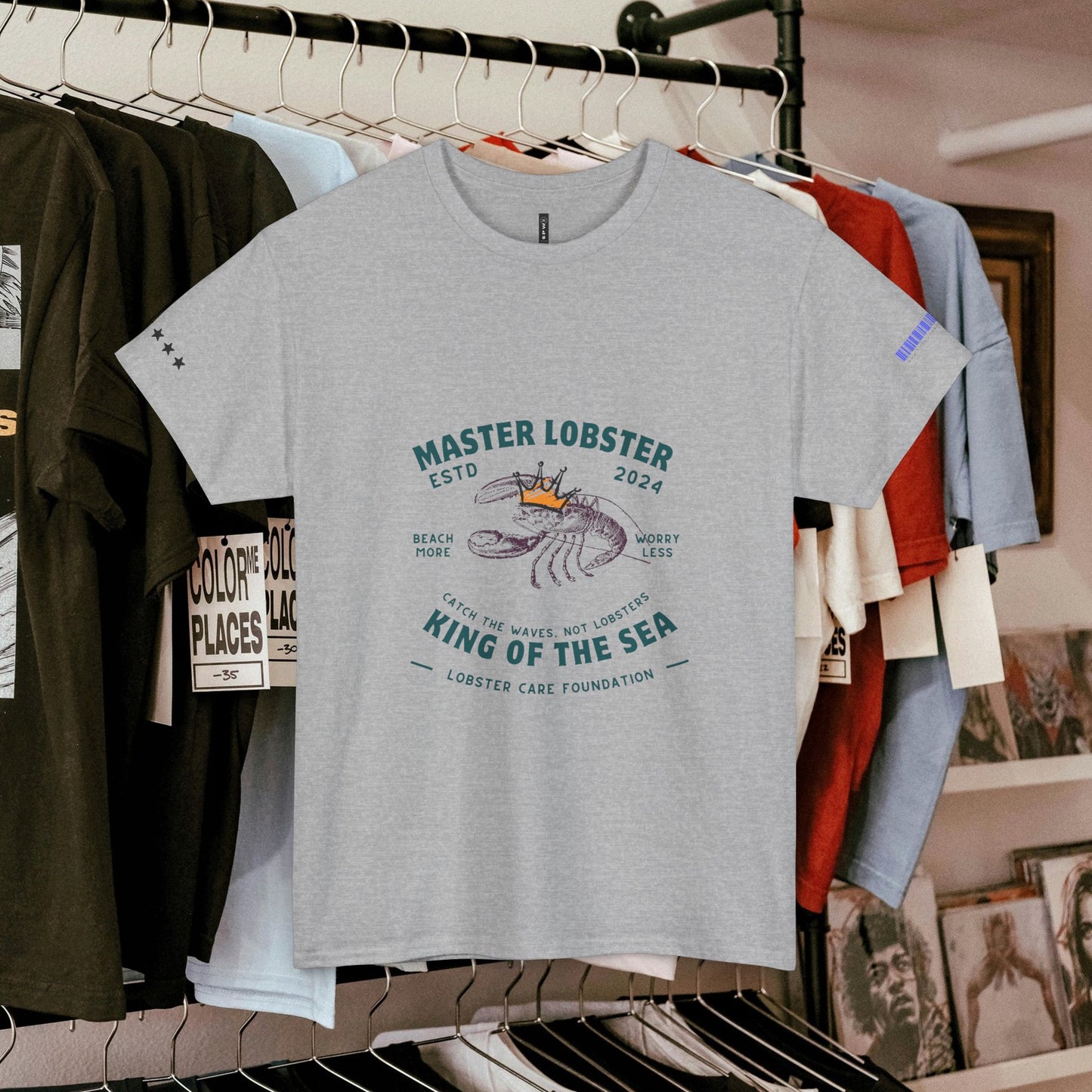 Unisex Heavy Cotton Tee_ Crafted from premium 100% cotton_ N2+ Series UHCT PT2WW007_ Limited Edition Maximum Comfort by WesternWaves: