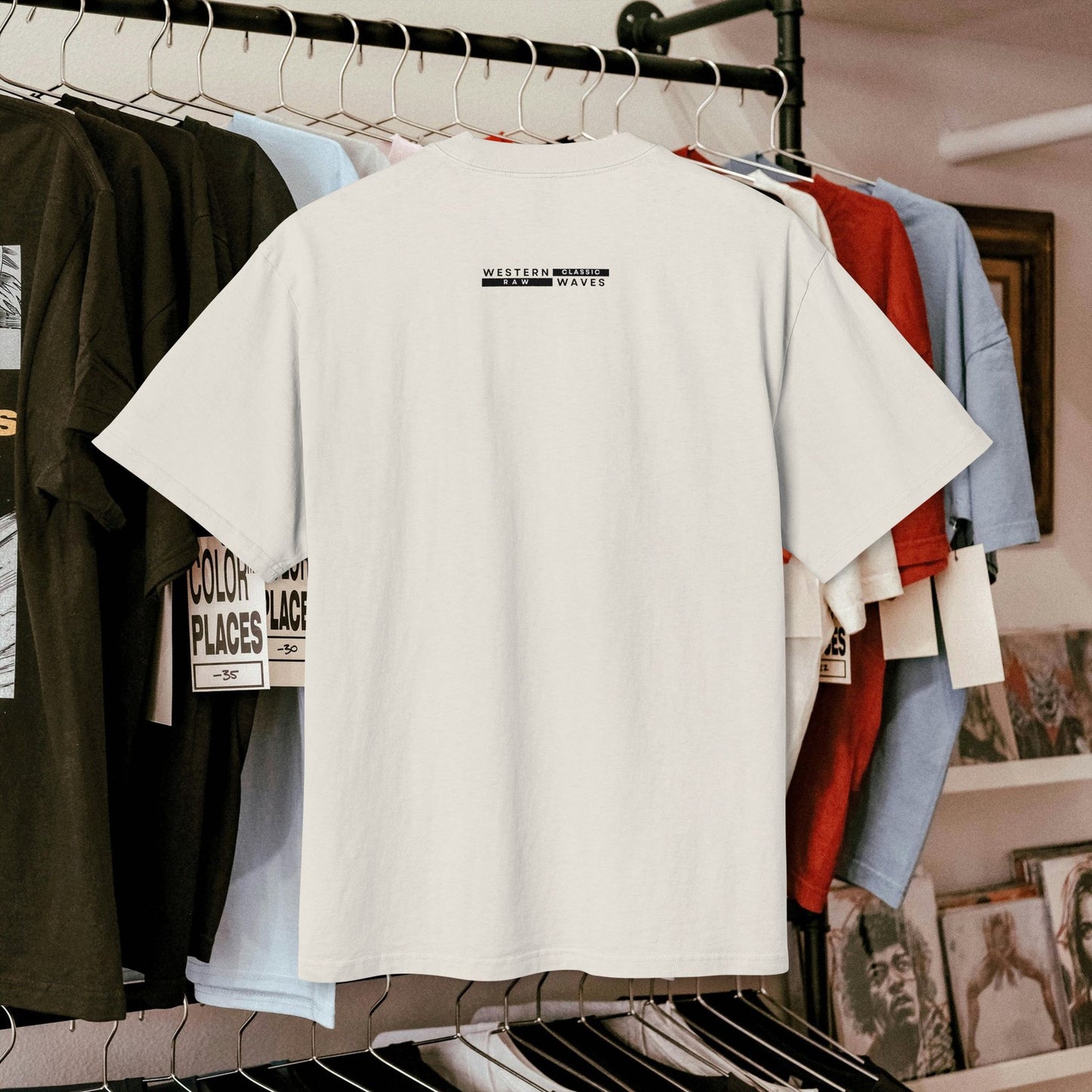 Unisex Heavy Faded Tee_ N7* Series USHFTEE PT2WW015_ Limited Edition Heavy Faded Tee by WesternWaves: