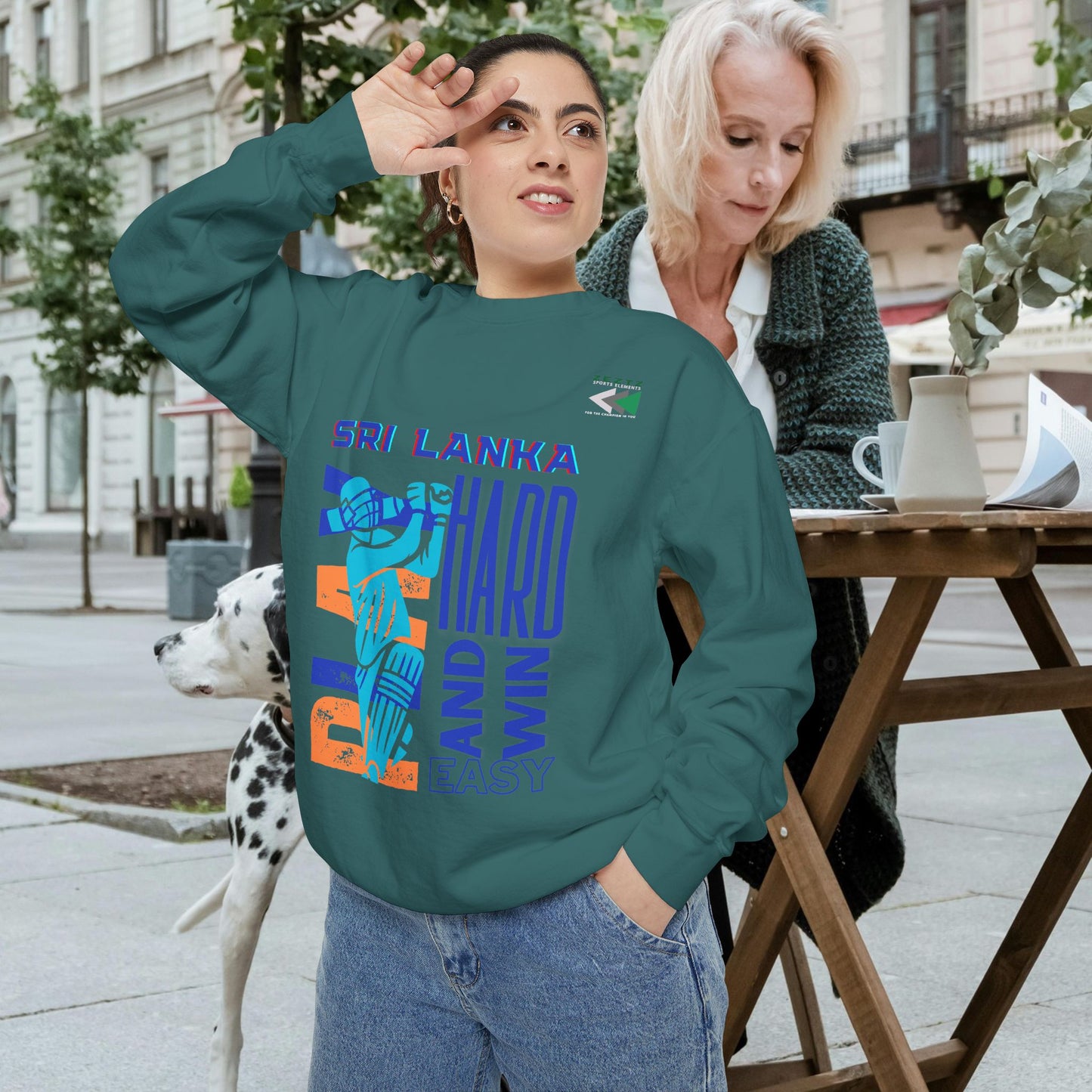 Unisex Garment-Dyed Sweatshirt_ N2 Series USGDSS PT2WW001_ Limited Edition Masterpiece of ‘ZeztZ’ Sports Brand Luxury & Casual Comfort by WesternWaves: