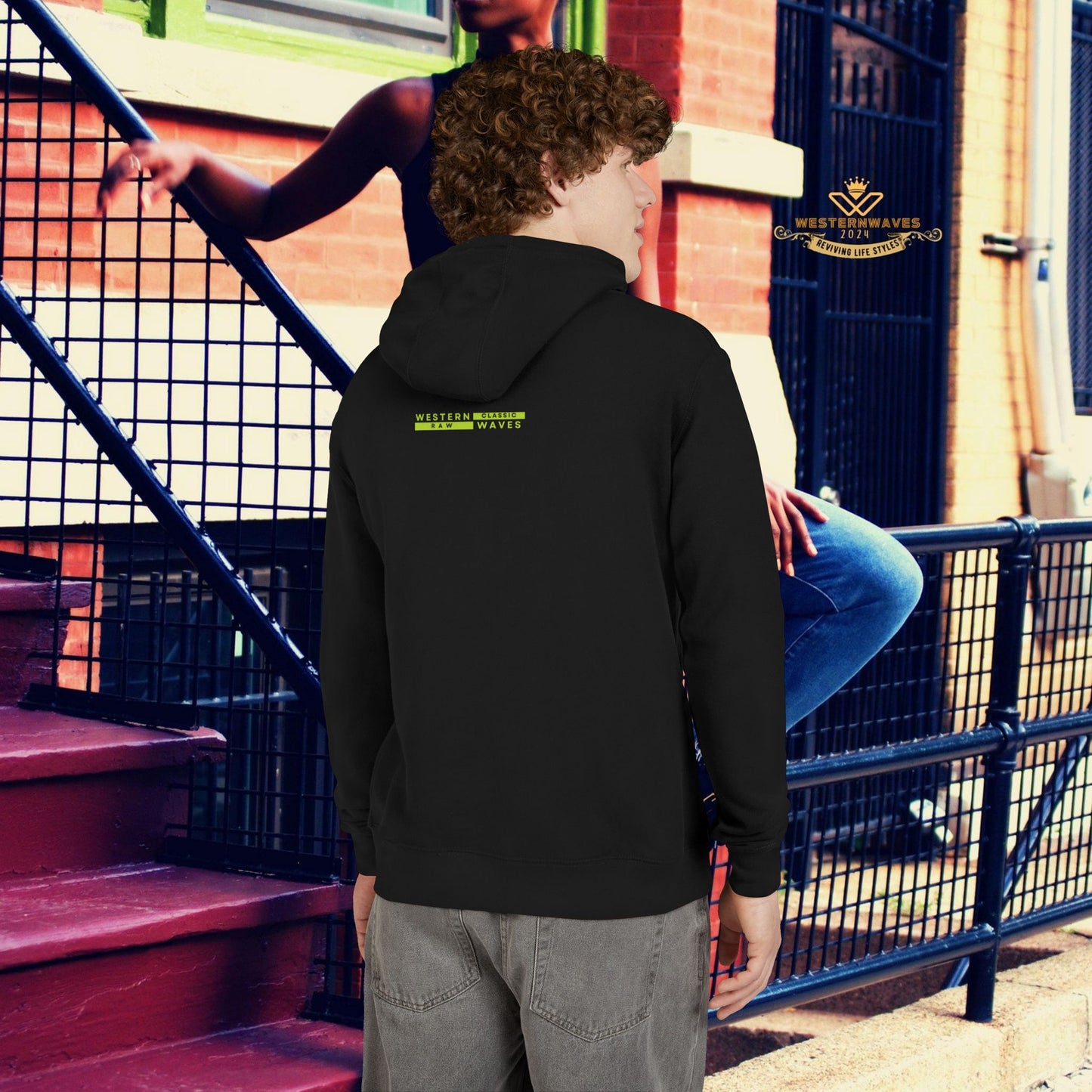 Unisex French Terry hoodie_ N8* Series USFTH PT2WW001_ Limited Edition Everyday Comfort by WesternWaves: