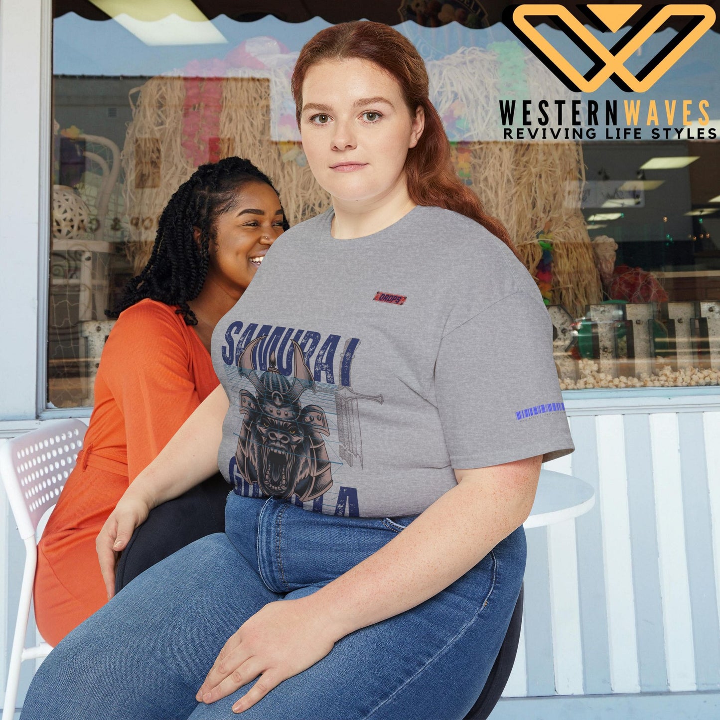 Unisex Ultra Cotton Tee_ Classic Comfort Unleashed_ N2 Series USUCTEE PT2WW004_ Limited Edition Maximum Comfort & Style by WesternWaves: