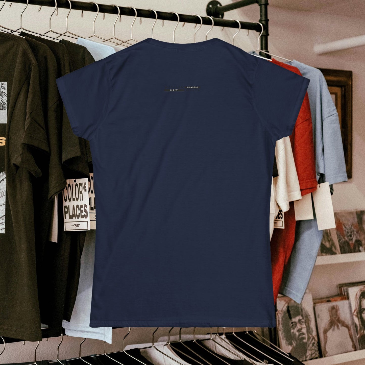 Women's Softstyle Tee_ for Effortless Chic_ N2 Series SPW WSST PT2WW003_ Limited Edition Feminine & Sophisticated Style by WesternWaves: