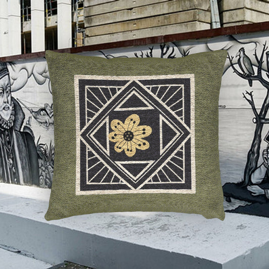 Woven Square Pillow_ N7+ Series WVENSPILLOW PT2WW001_ Limited Edition Perfect Home Décor & Gifts by WesternWaves: