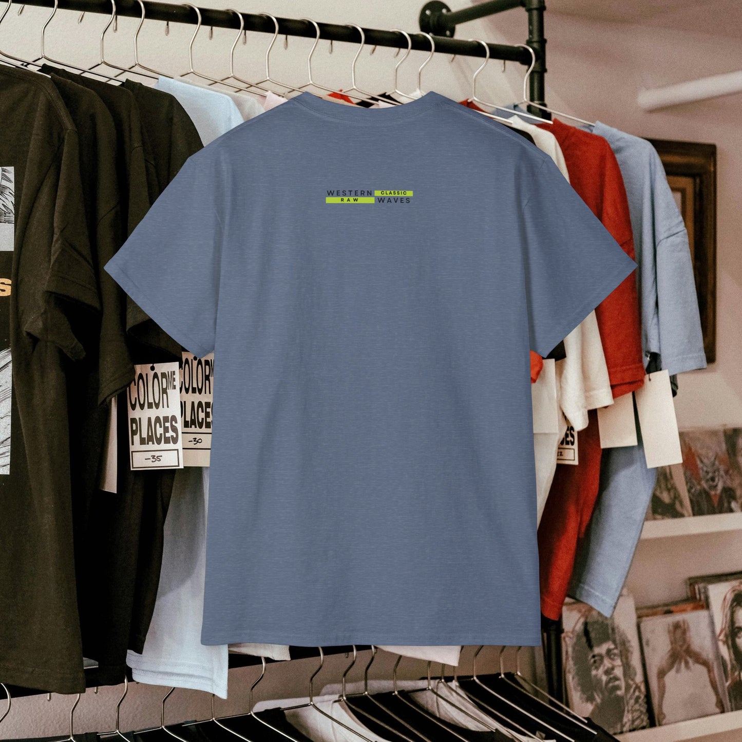 Unisex Ultra Cotton Tee_ Classic Comfort Unleashed_ N2+ Series USUCTEE PT2WW007_ Limited Edition Maximum Comfort & Style by WesternWaves:
