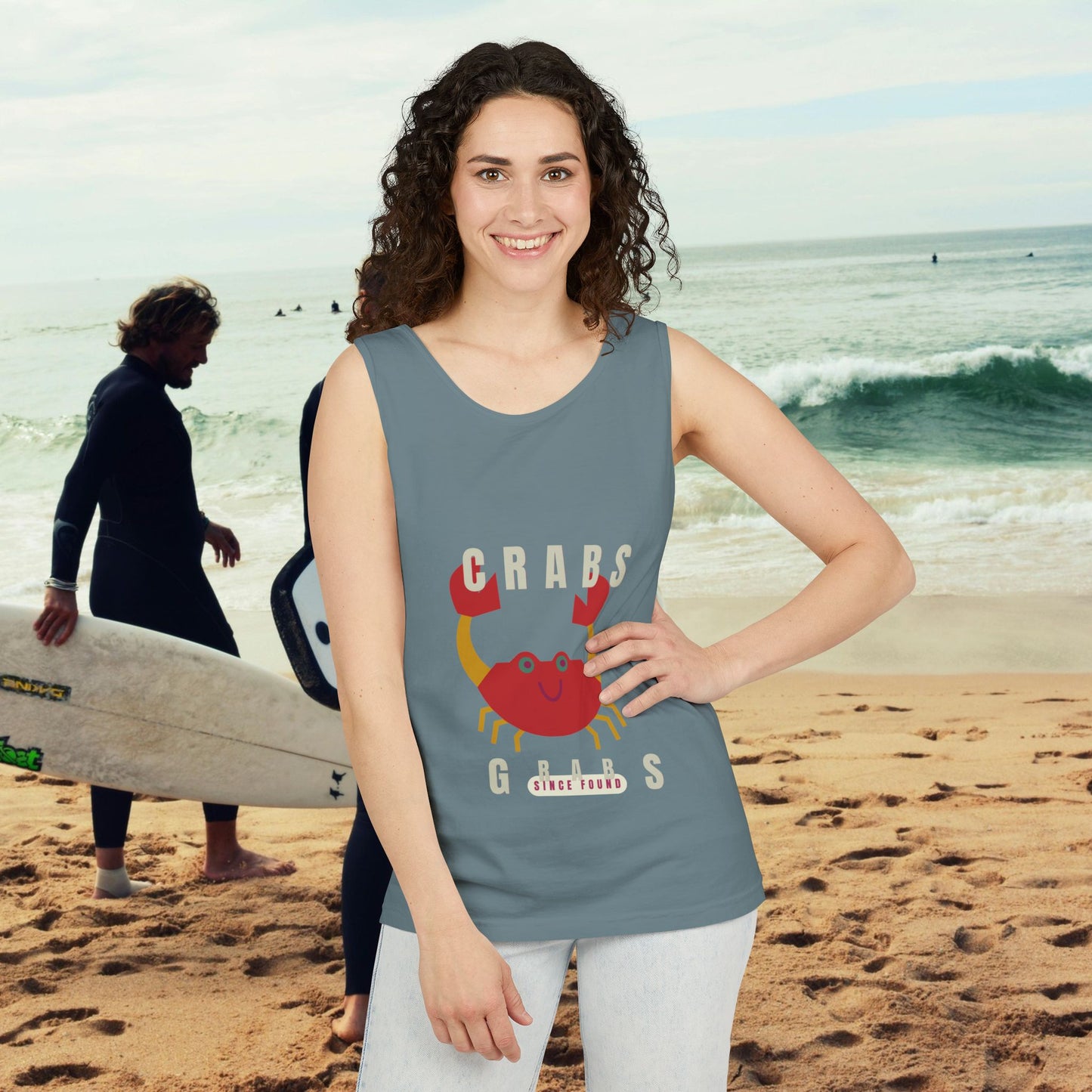 Unisex Garment-Dyed Tank Top_ N2+ Series USGDTT PT2WW012_ Limited Edition Comfort & Style by WesternWaves: