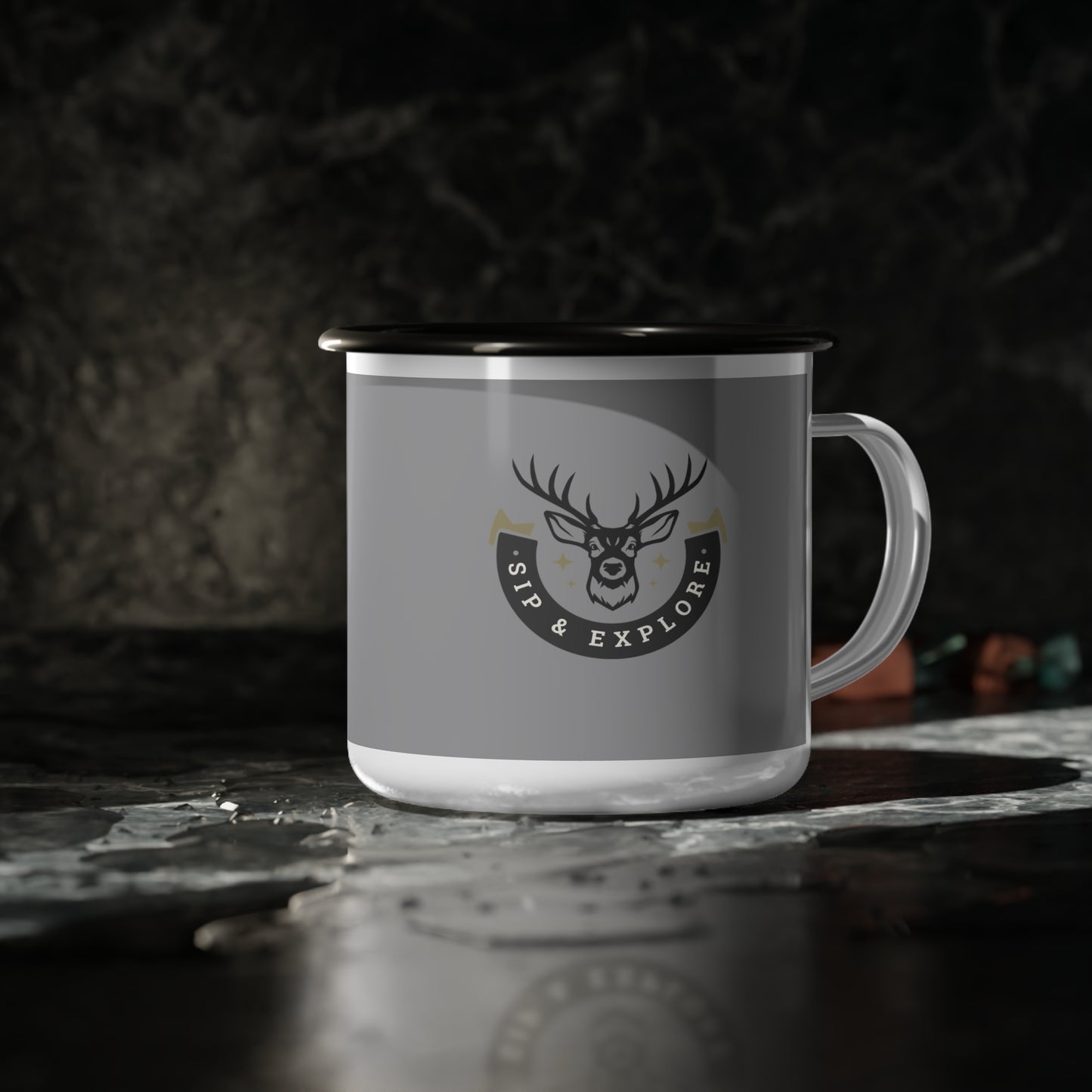 Enamel Camp Cup - N+ Series ECC PT2WW005_ Wilderness Wanderer Limited Edition by WesternWawes