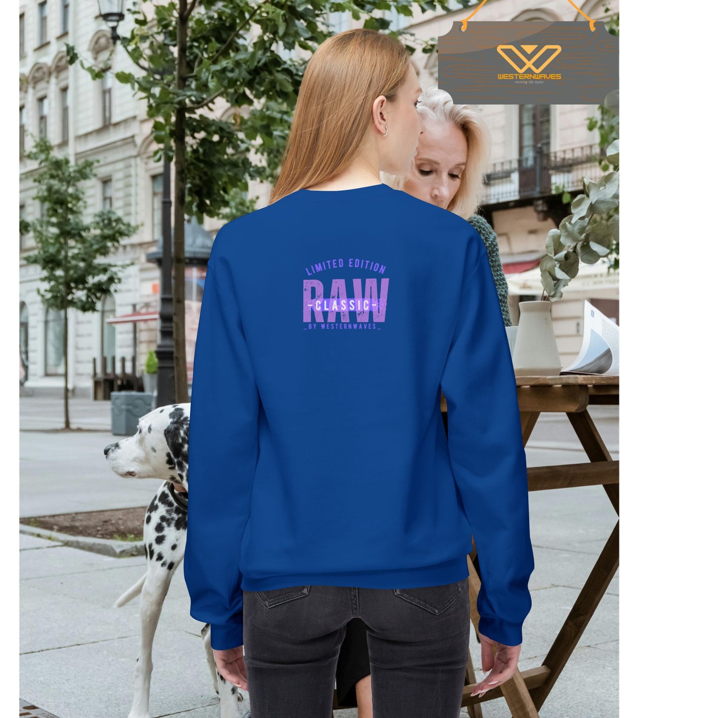 Softstyle Fleece Sweatshirt - N3+ Series SSFSS PT2WW001_ Limited Edition Cozy, Eco-Friendly, Unisex product by WesternWaves: