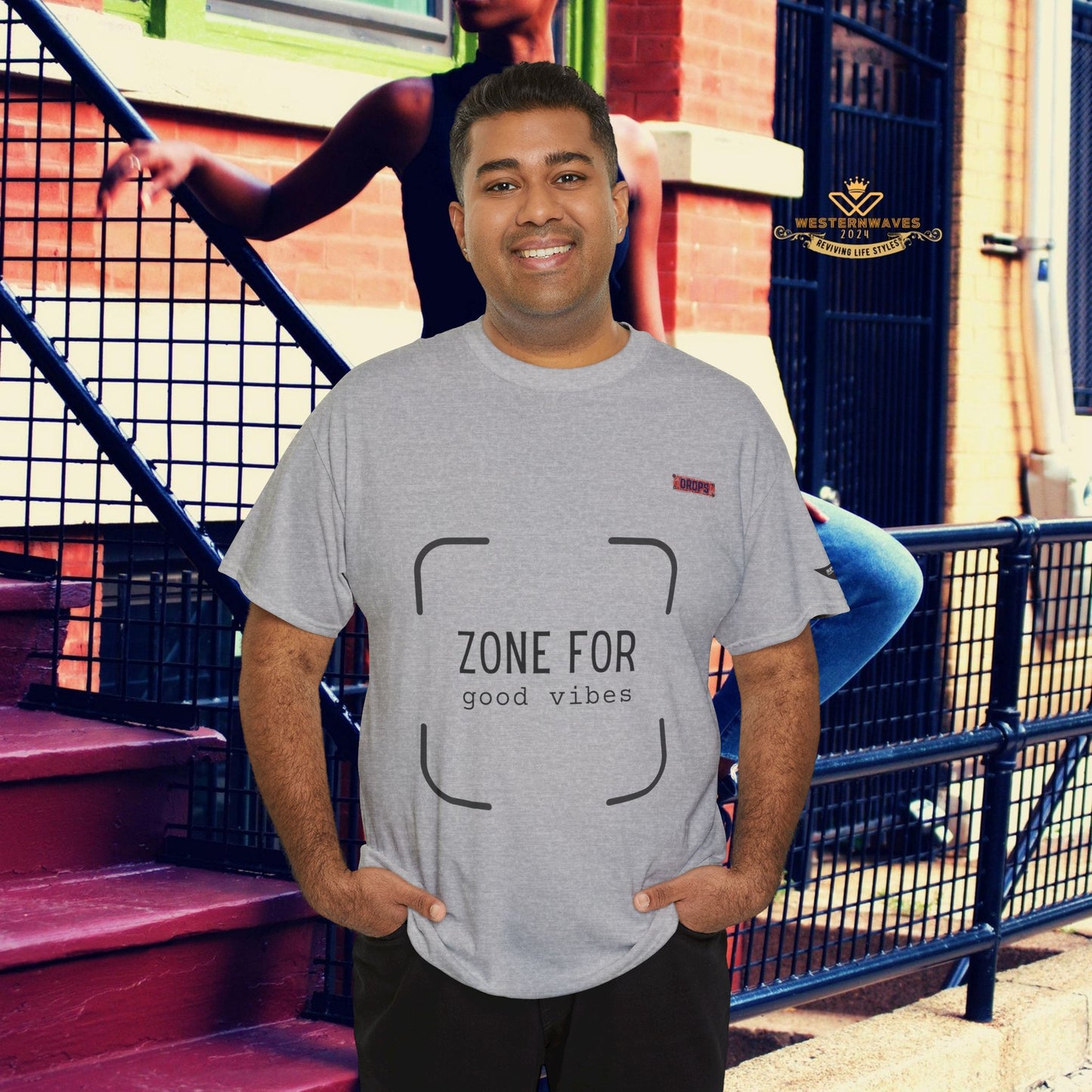 Unisex Heavy Cotton Tee_ 20 July 2025_ Limited Edition Unique Summer Wear_ by WesternWaves: