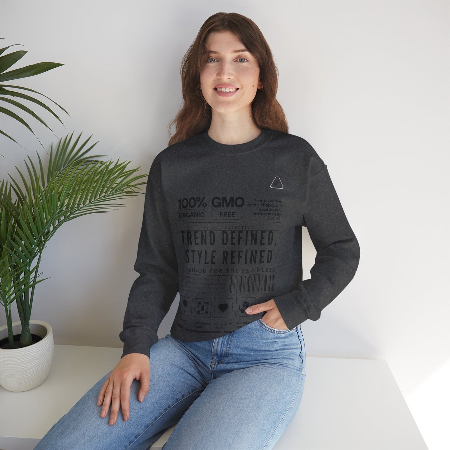 Unisex Heavy Blend™ Crewneck Sweatshirt_ N2 Series SPW UHBCSS PT2WW003_ Limited Edition 'DROPS' Brand Raw Classics by WesternWaves: