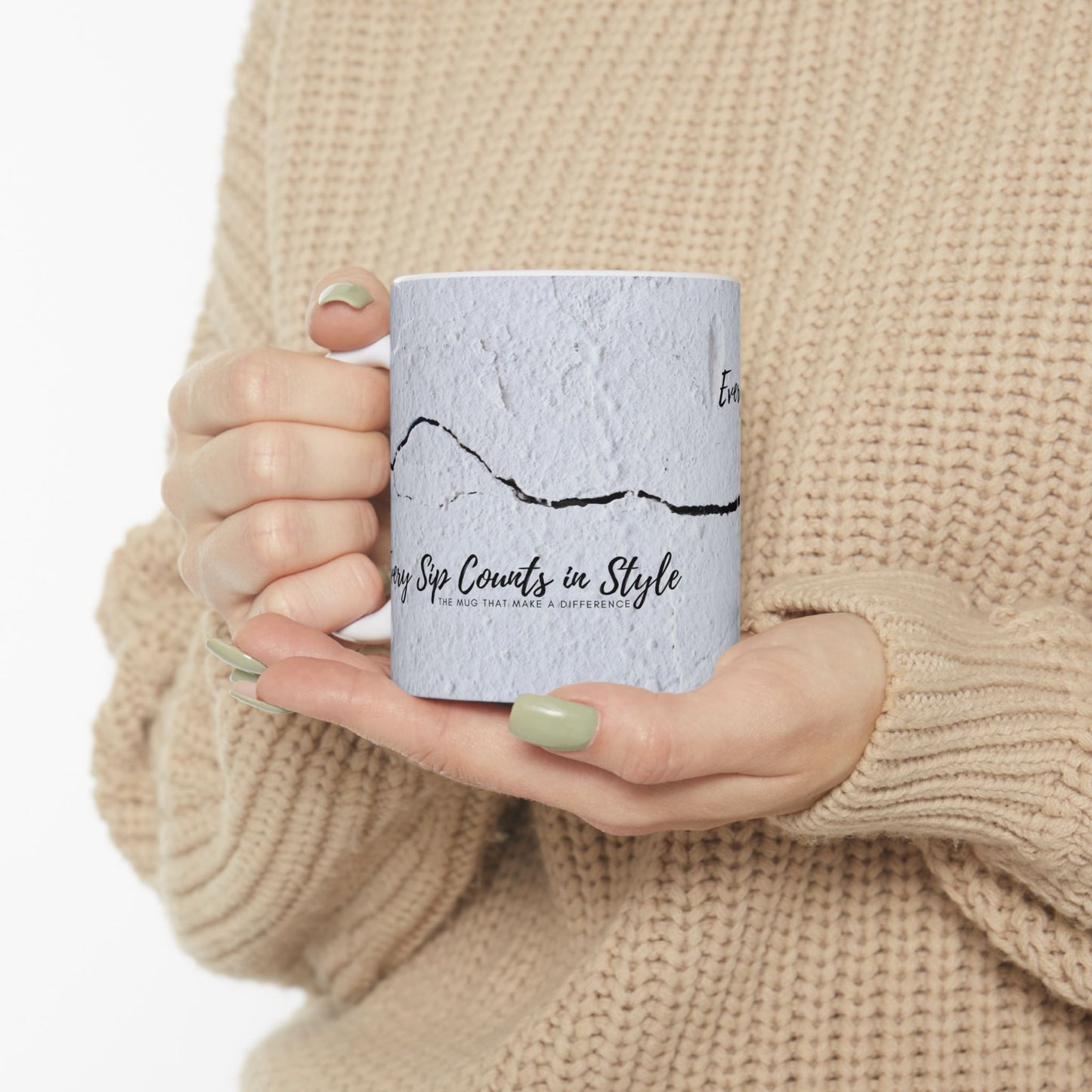 Ceramic Mug (11oz, 15oz)_ N2 Series CM11, 15OZ PT2WW001_ Limited Edition Ceramic Masterpiece by WesternWaves: