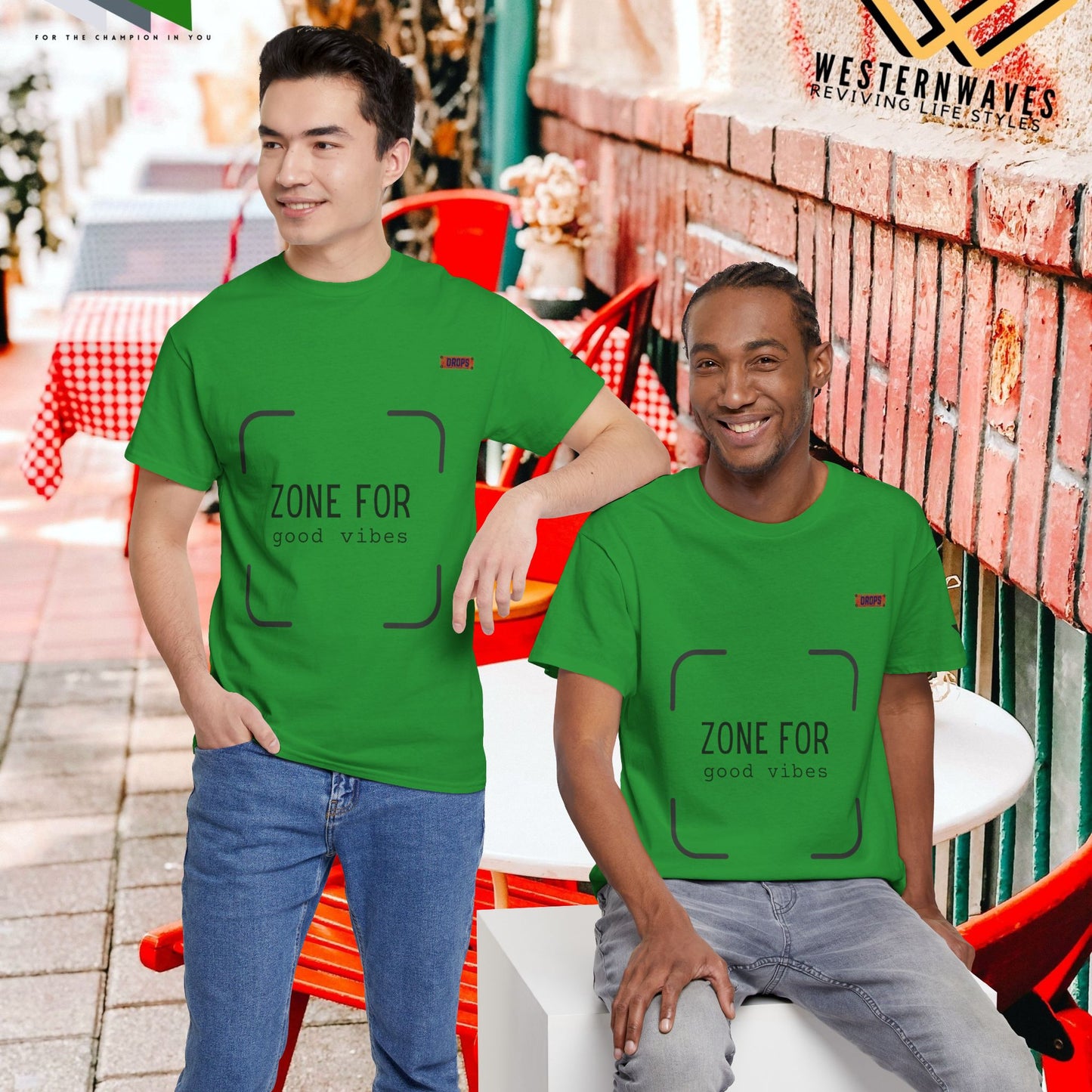 Unisex Heavy Cotton Tee_ 20 July 2025_ Limited Edition Unique Summer Wear_ by WesternWaves: