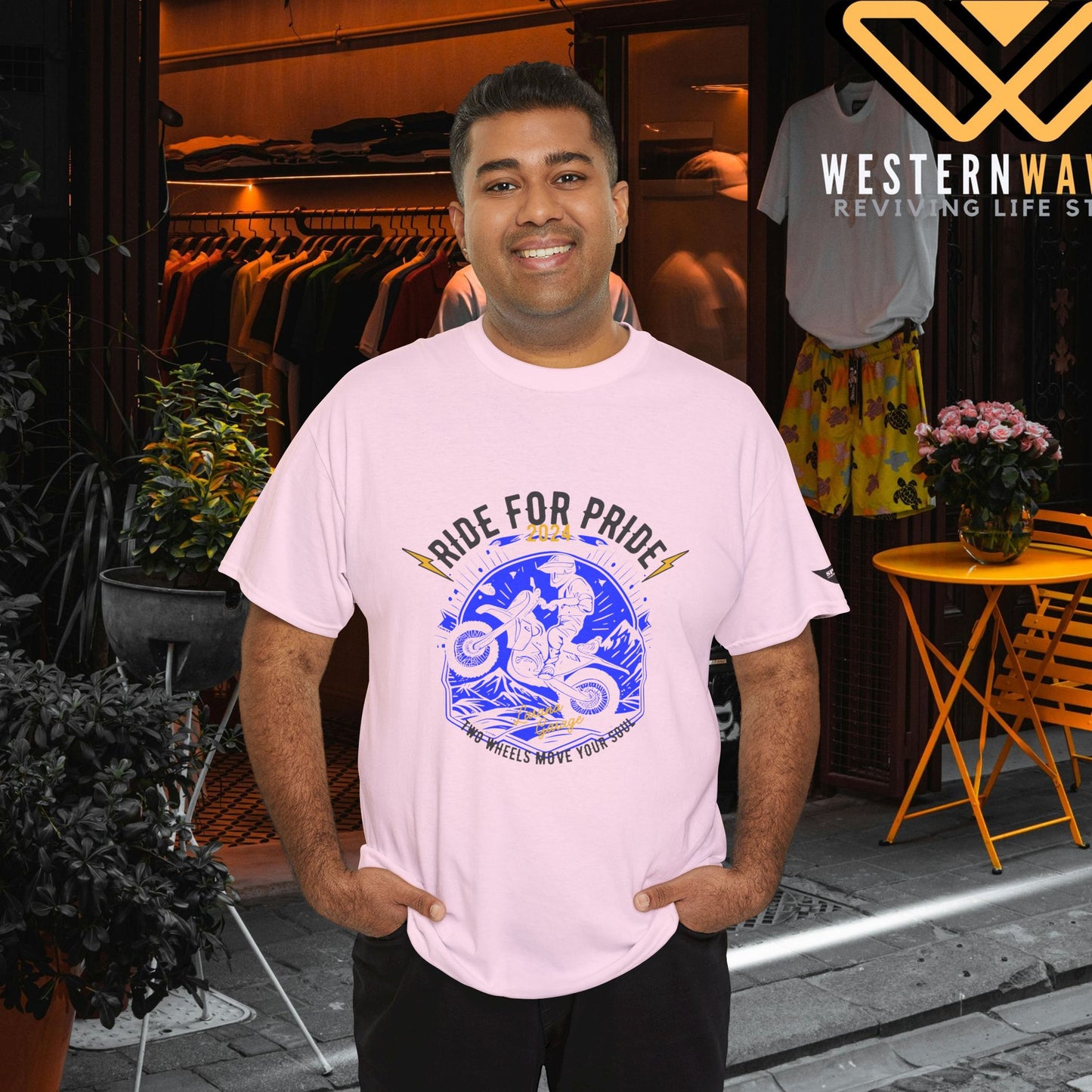 Unisex Heavy Cotton Tee_ Crafted from premium 100% cotton_ N3+ Series UHCT PT2WV004_ Limited Edition by WesternWaves: