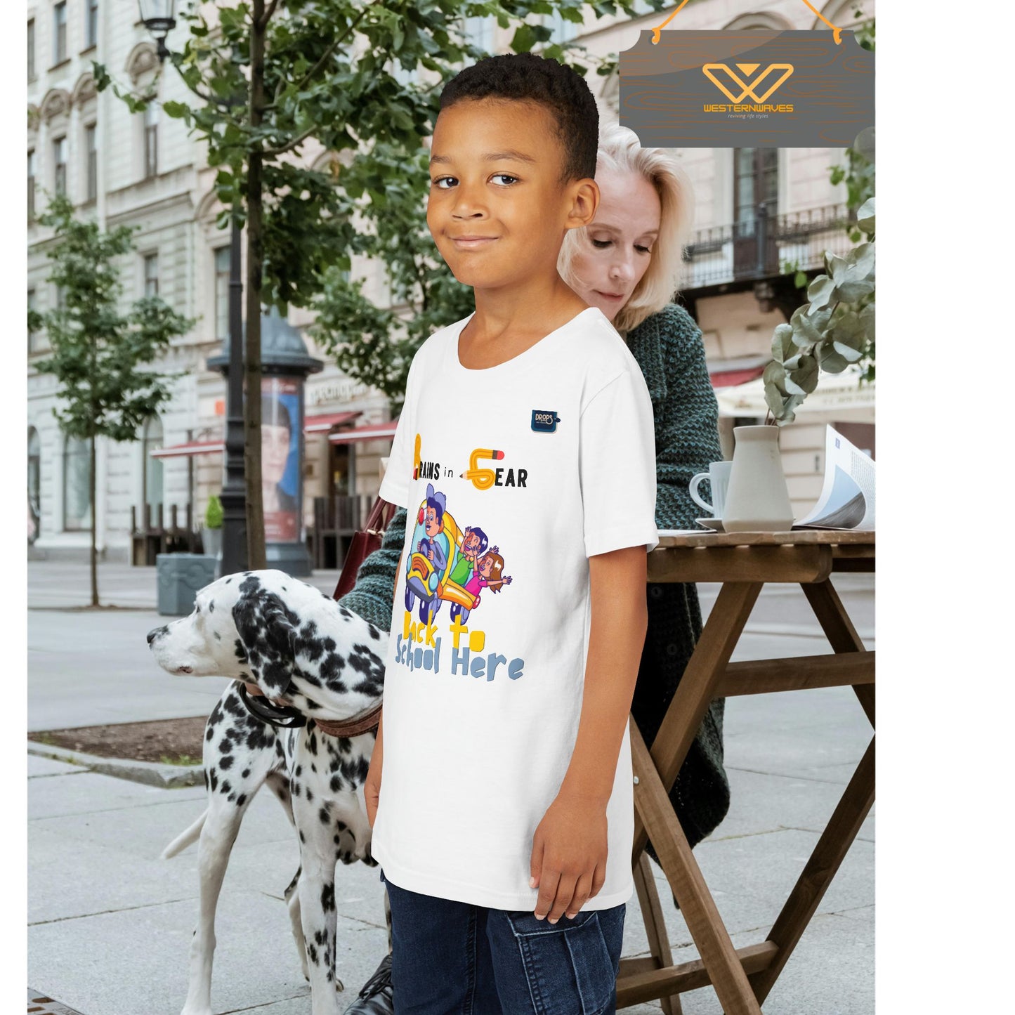 Youth Short Sleeve Tee_N2 Series YSST PT2WW001_ Limited Edition Utmost Comfort by WesternWaves: