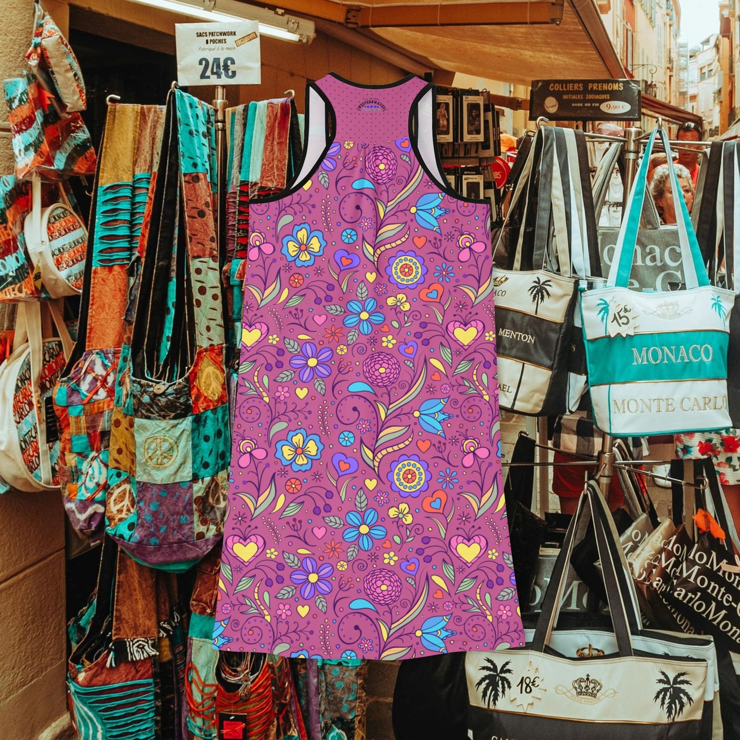 Women's Racerback Dress (AOP)_ N Series WRBD(AOP) PT2WW002_ Ultimate Comfort Limited Edition by WesternWaves: