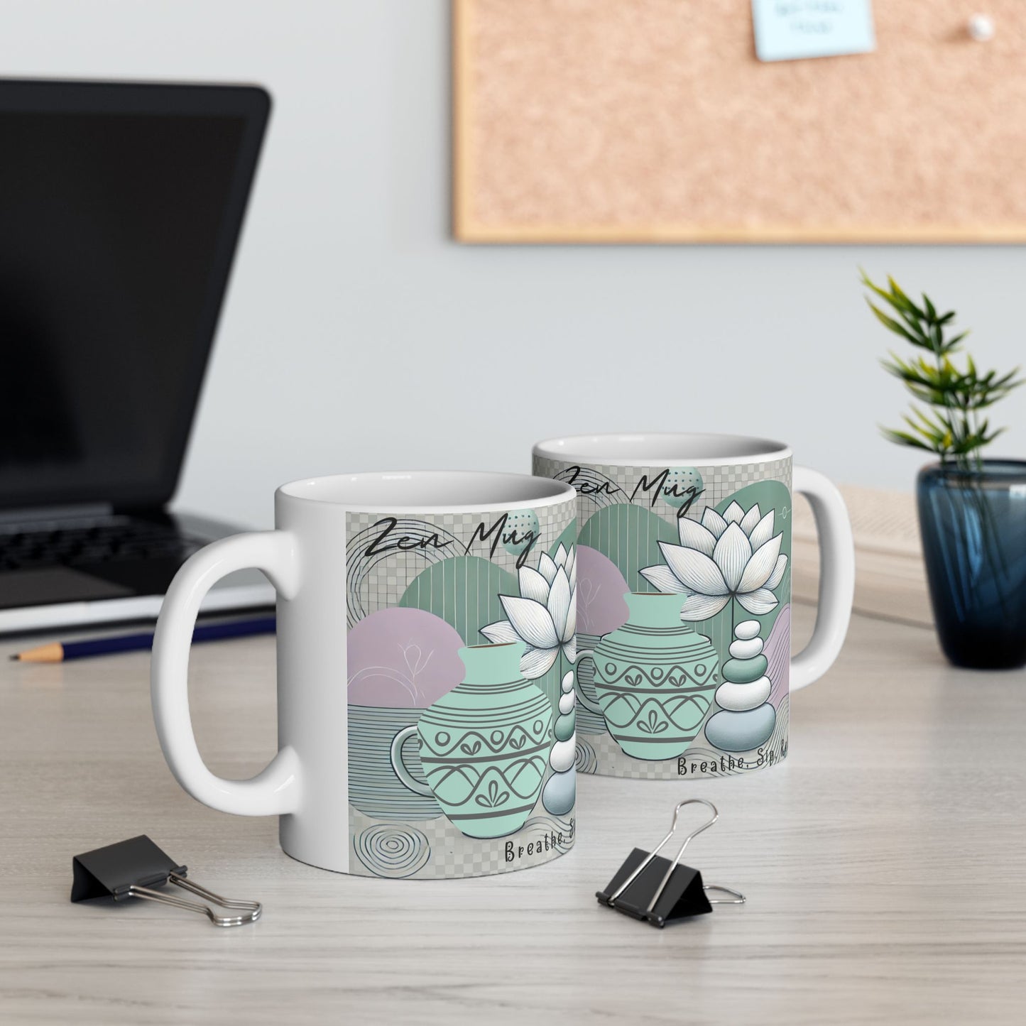 Ceramic Mug, (11oz, 15oz)_ N3+ Series CM10OZ&15OZ PT2WW002_ Limited Edition by WesternWaves: