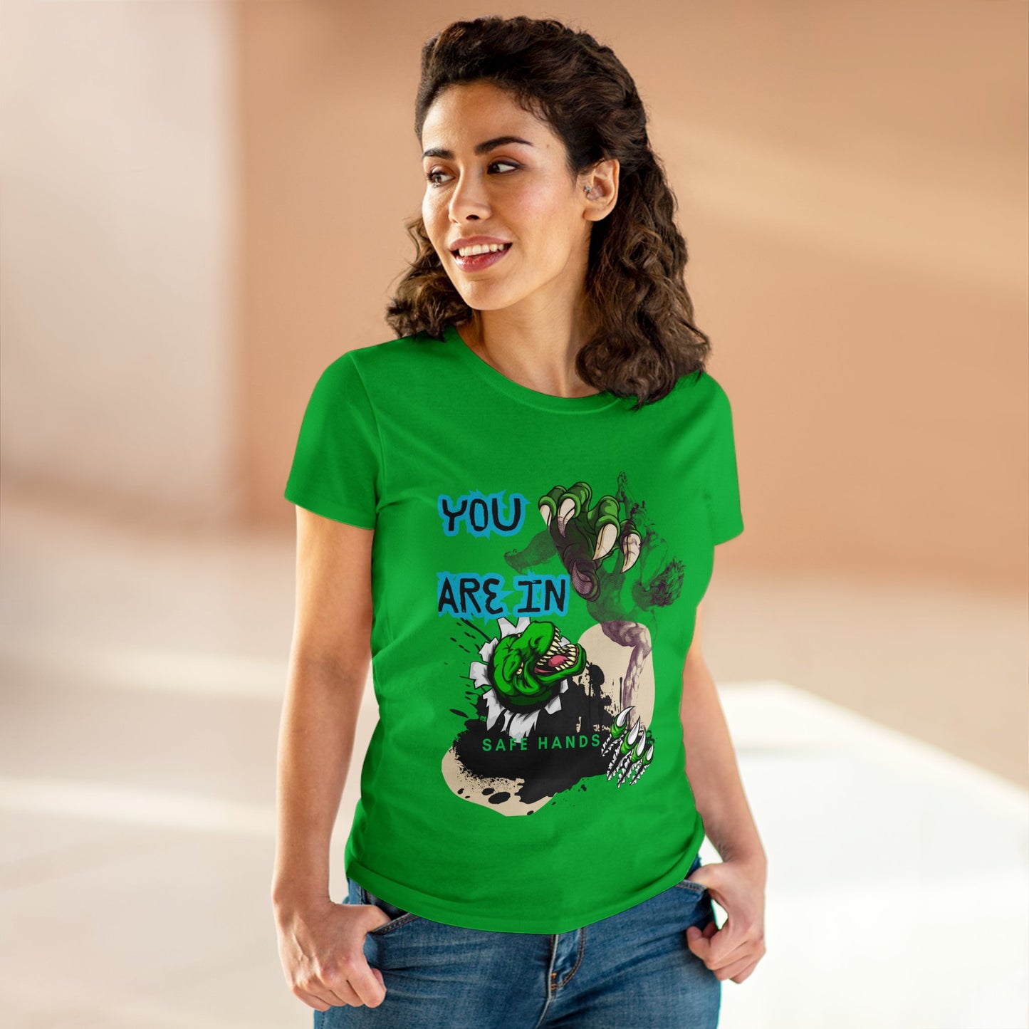Women's Midweight Cotton Tee_ Essential Comfort_ N2+ Series SSTS PT2WW004_ Limited Edition Perfect Blend of Comfort by WesternWaves: