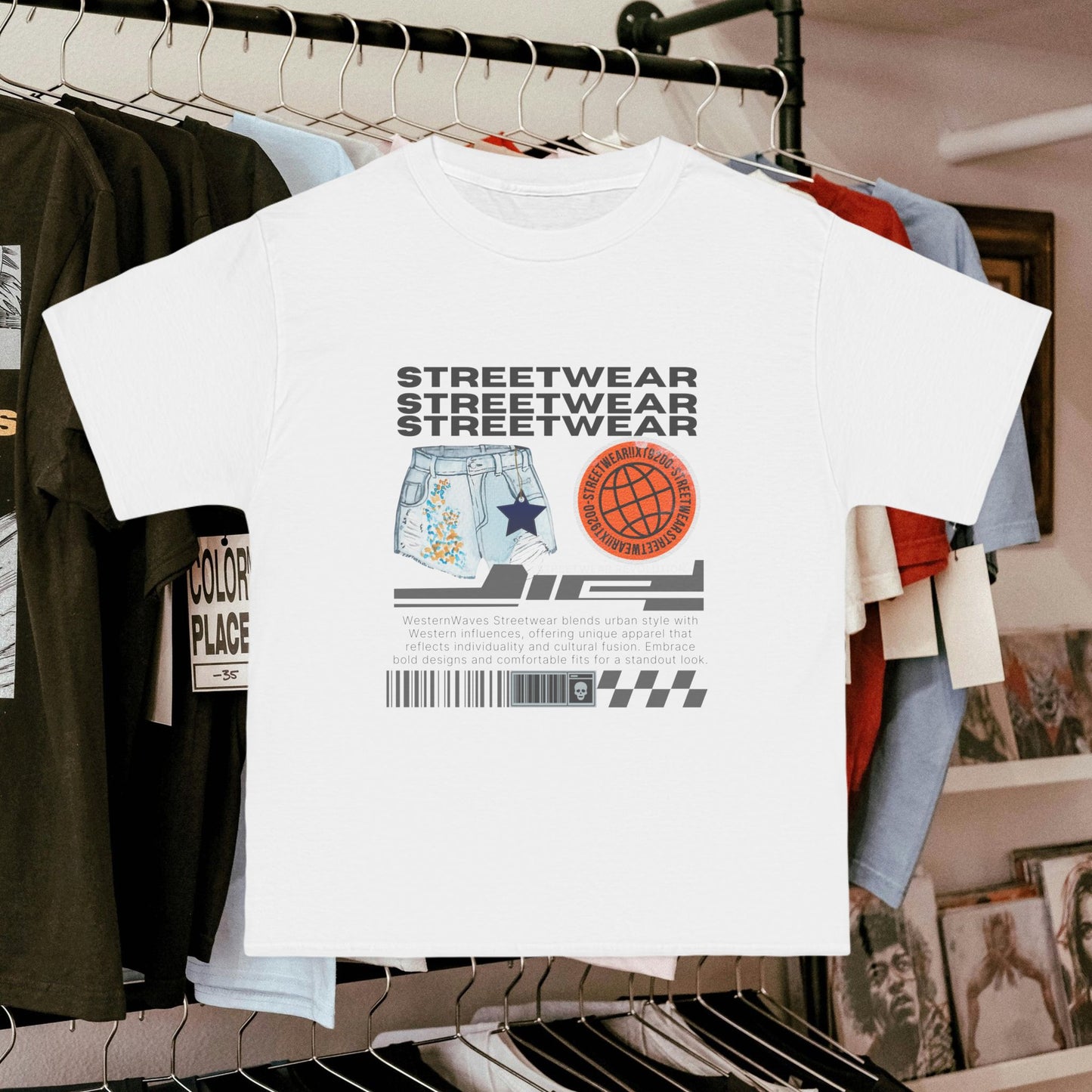 Beefy-T® Short-Sleeve T-Shirt_ N3+ Series BFYTRSSTS PT2WW003_ Limited Edition Stylish Raw Classic by WesternWaves: