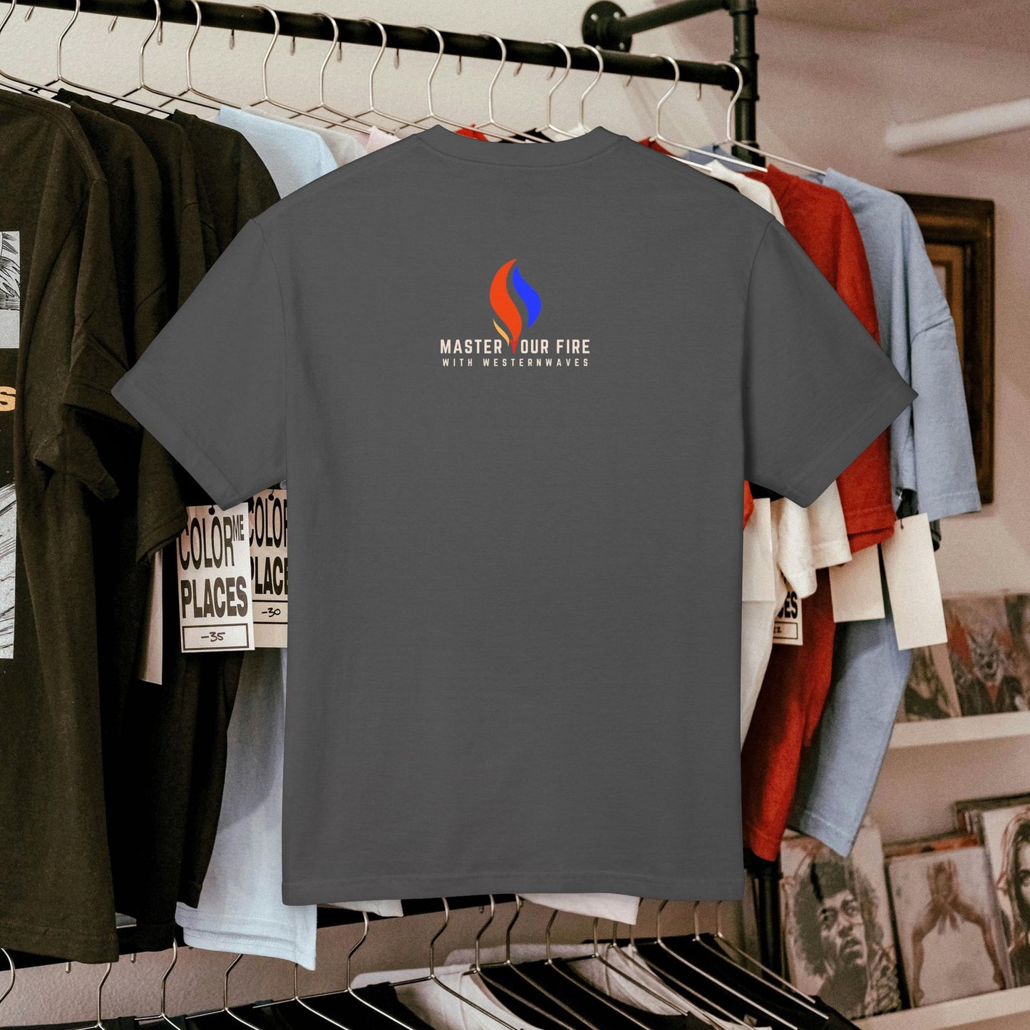 Unisex Garment-Dyed Heavyweight Cotton Tee_ N2+ Series USGDHWCTEE PT2WW006_ Limited Edition Statement of Style by WesternWaves: