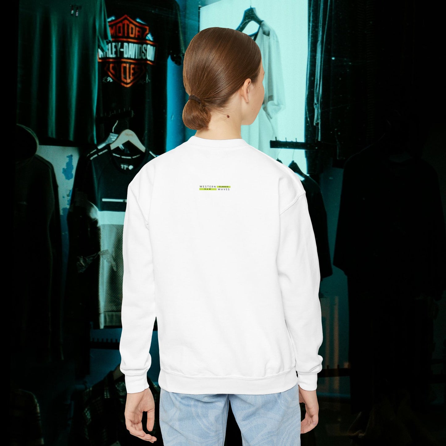 Youth Crewneck Sweatshirt_ N2+ Series YCNSS PT2WW004_ Limited Edition Perfect Companion for the School, Sports & Casual hangouts by WesternWaves: