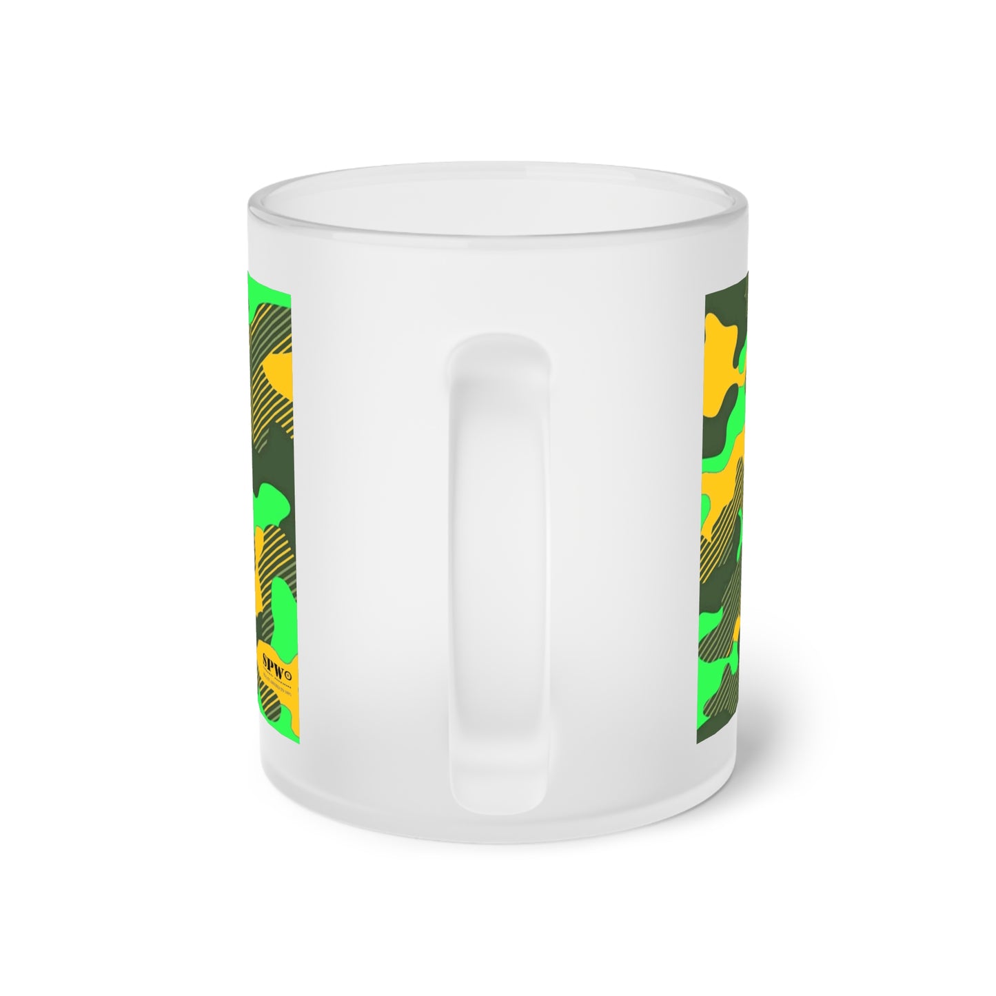 Frosted Glass Mug_ N+ Series FGM PT2WW013_ Limited Edition product by WesternWaves