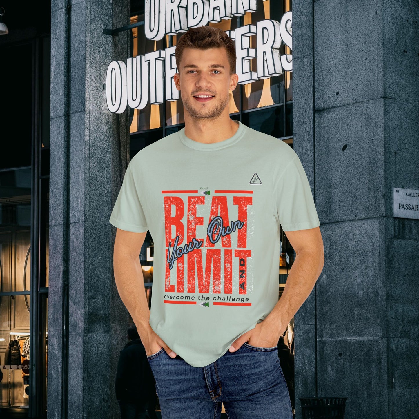 Unisex Garment-Dyed T-shirt_ N2 Series USGDTS PT2WW002_ Comfort Colors 1717_ WesternWaves Limited Edition: