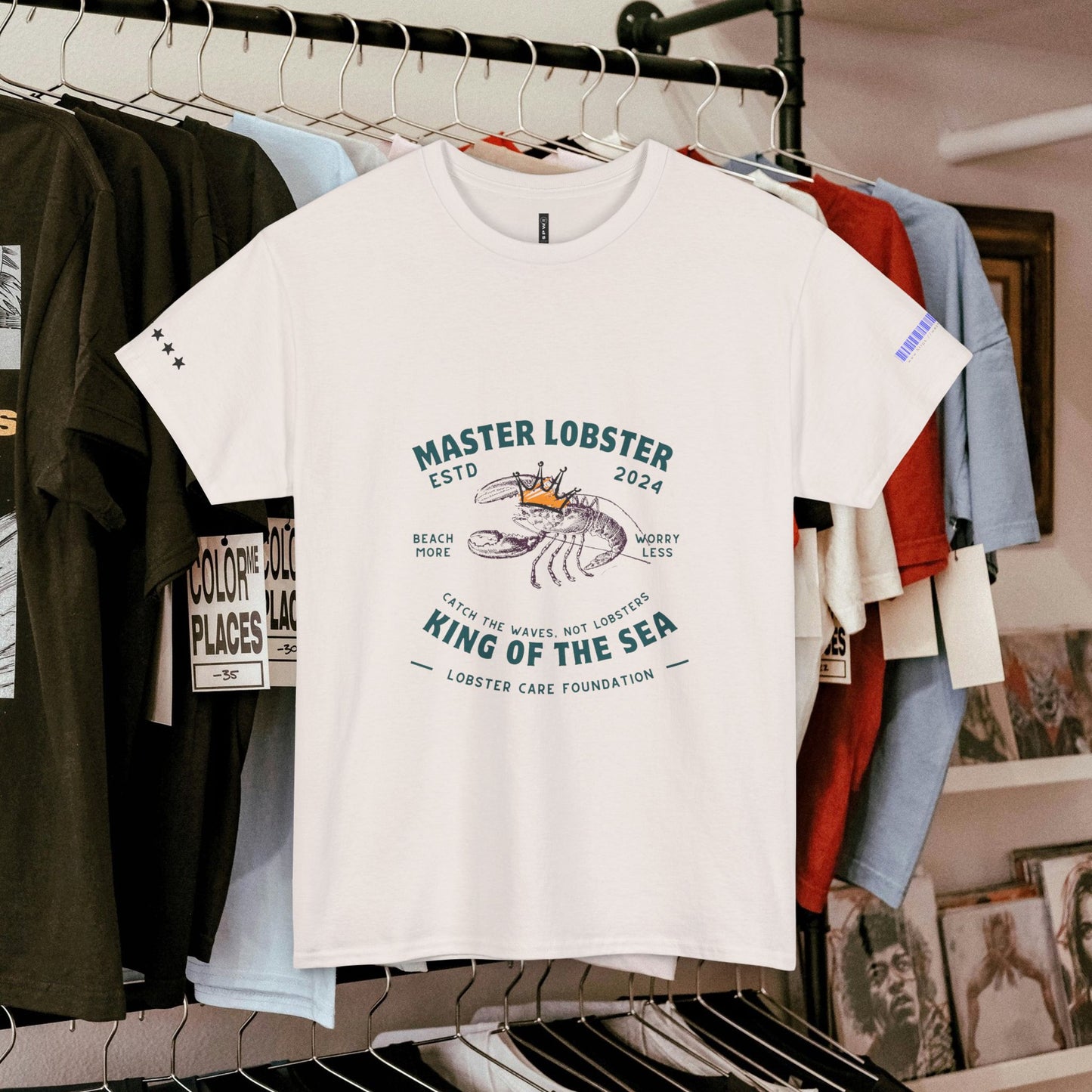 Unisex Heavy Cotton Tee_ Crafted from premium 100% cotton_ N2+ Series UHCT PT2WW007_ Limited Edition Maximum Comfort by WesternWaves: