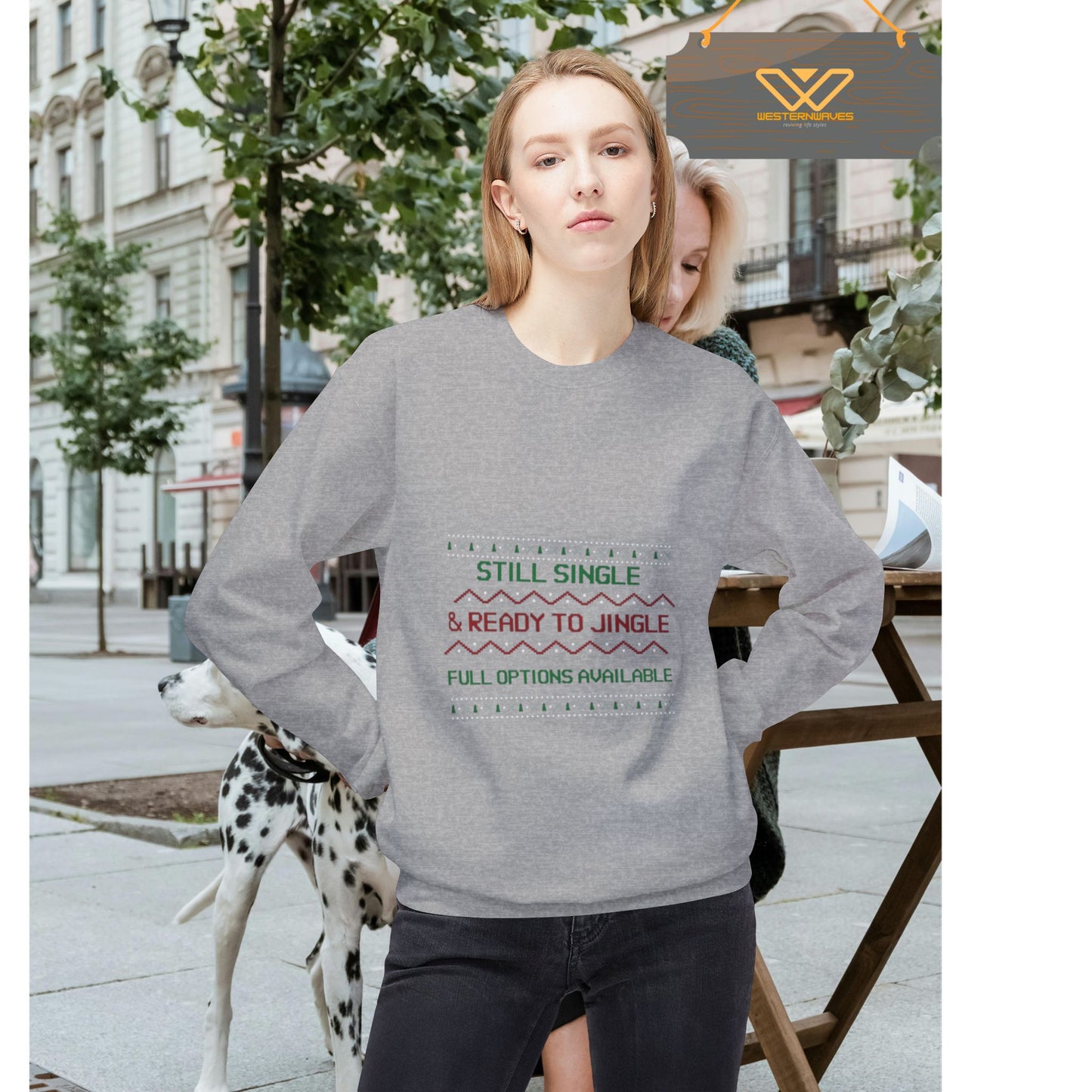 Softstyle Fleece Sweatshirt - N3+ Series SSFSS PT2WW001_ Limited Edition Cozy, Eco-Friendly, Unisex product by WesternWaves: