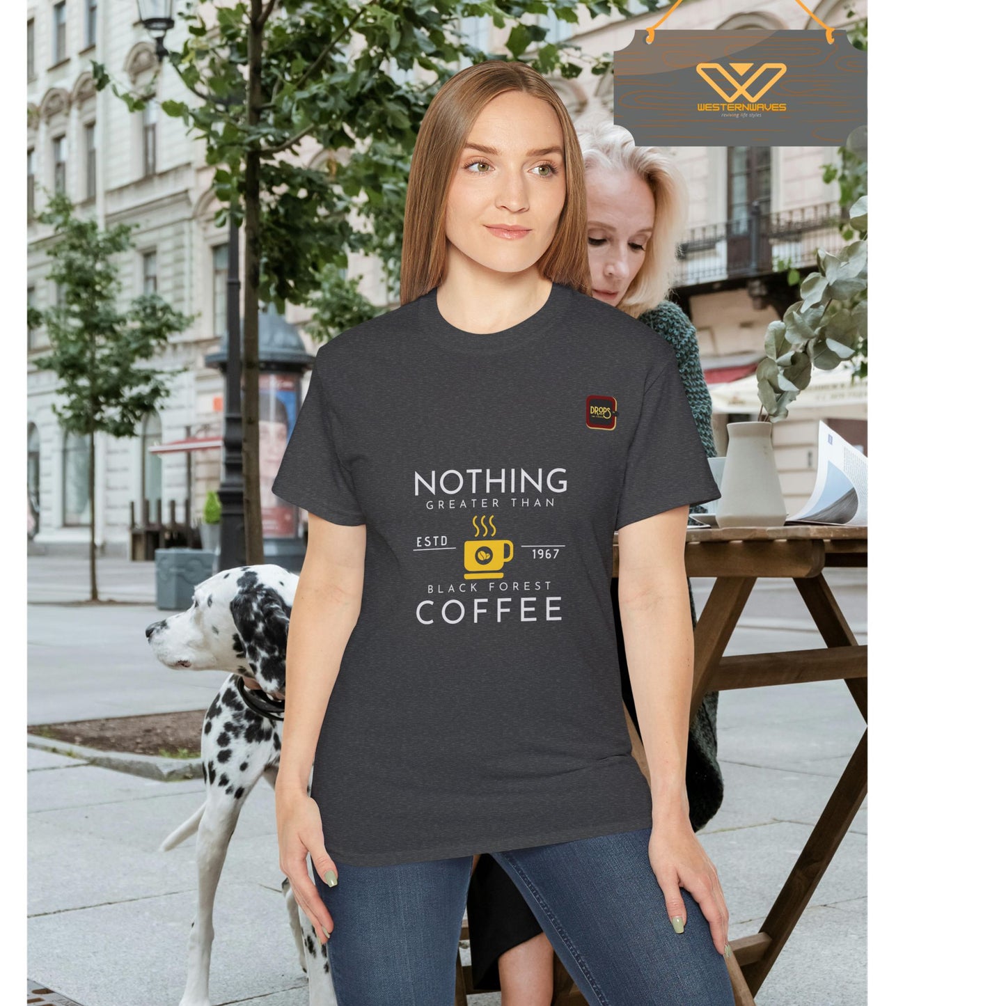 Unisex Ultra Cotton Tee_ Classic Comfort Unleashed_ N2+ Series USUCTEE PT2WW006_ Limited Edition Maximum Comfort & Style by WesternWaves: