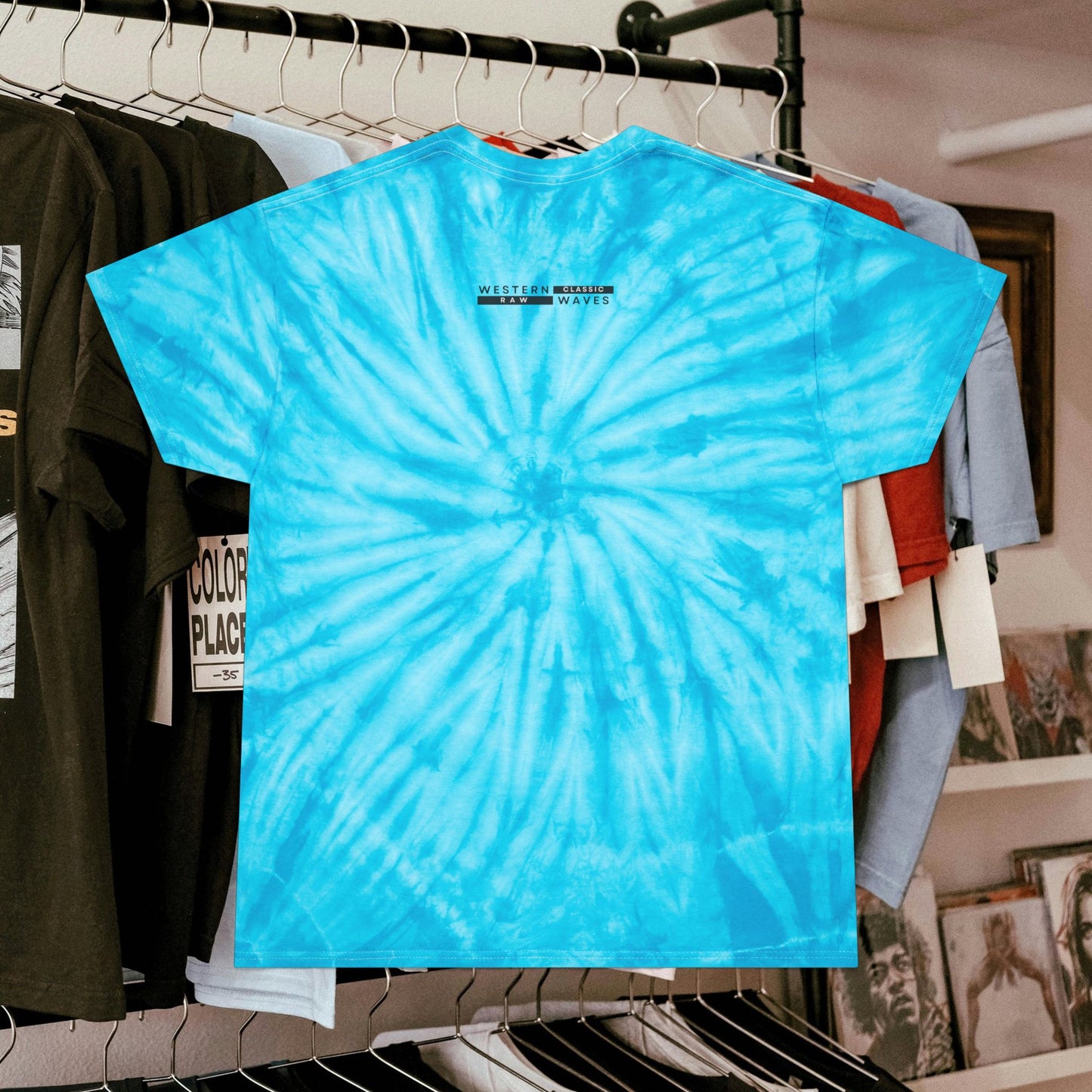 Tie-Dye Tee, Cyclone_ N2 Series T&DTEE PT2WW001_ Retro Style Limited Edition by WesternWaves: