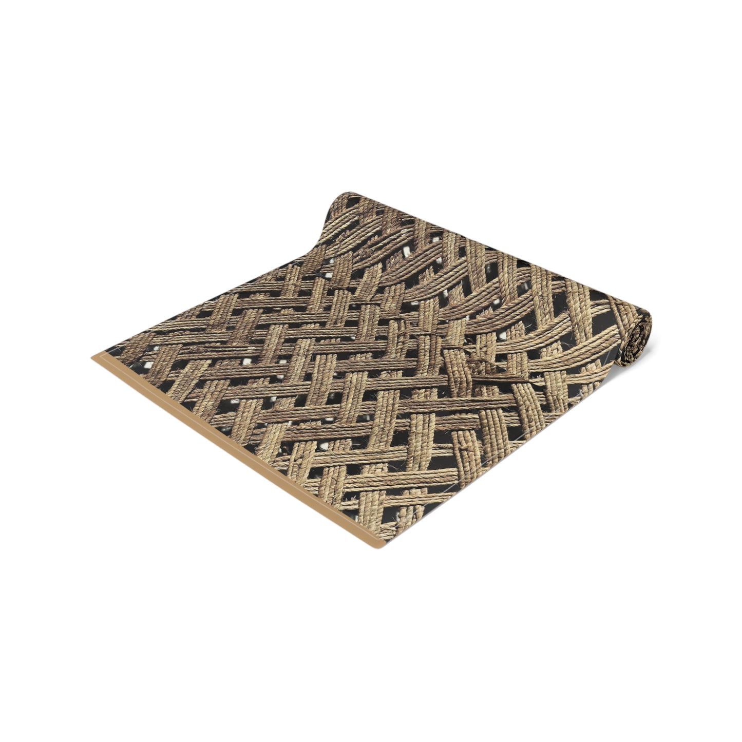 Title: Table Runner (Cotton, Poly)_ Rustic Natural Weave Table Runner for Stylish Dining_ N7+ Series TRUNNER PT2WW005_ Limited Edition by WesternWaves_