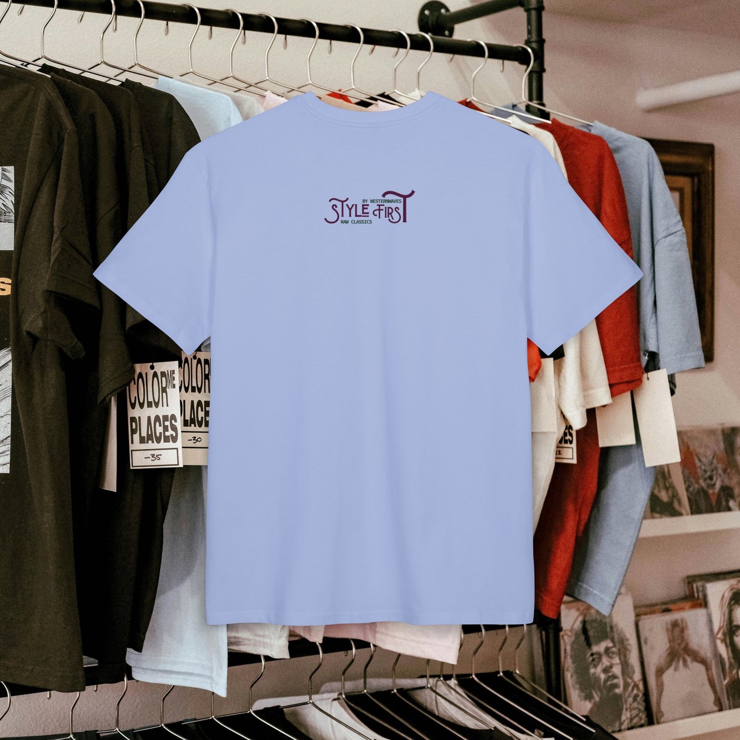 Unisex Oversized Tee_ N6+ Series USOSTEE PT2WW003_ Limited Edition by WesternWaves: