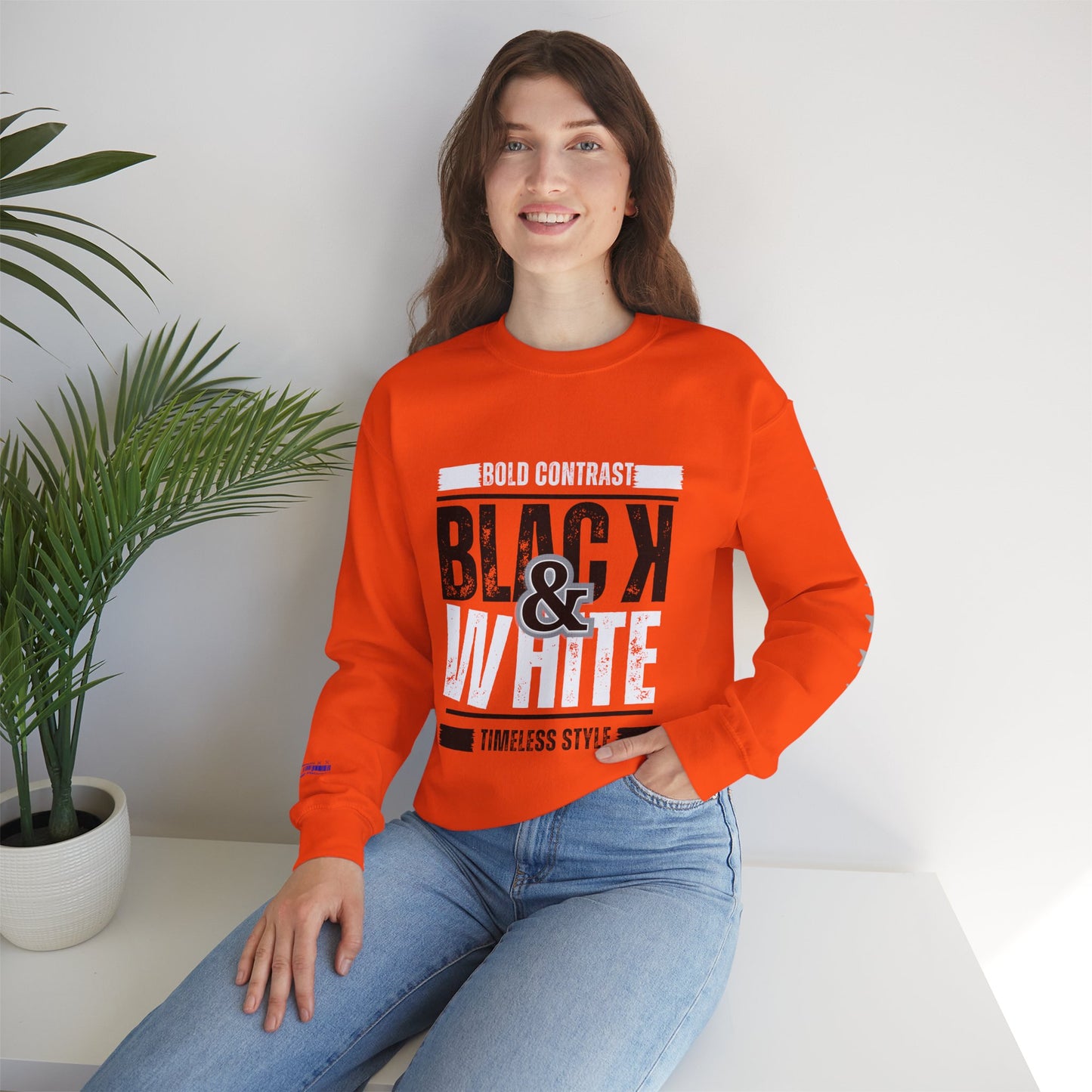 Unisex Heavy Blend™ Crewneck Sweatshirt_ N+ Series UHBCSS PT2WW028_ Limited Edition by WesternWaves: