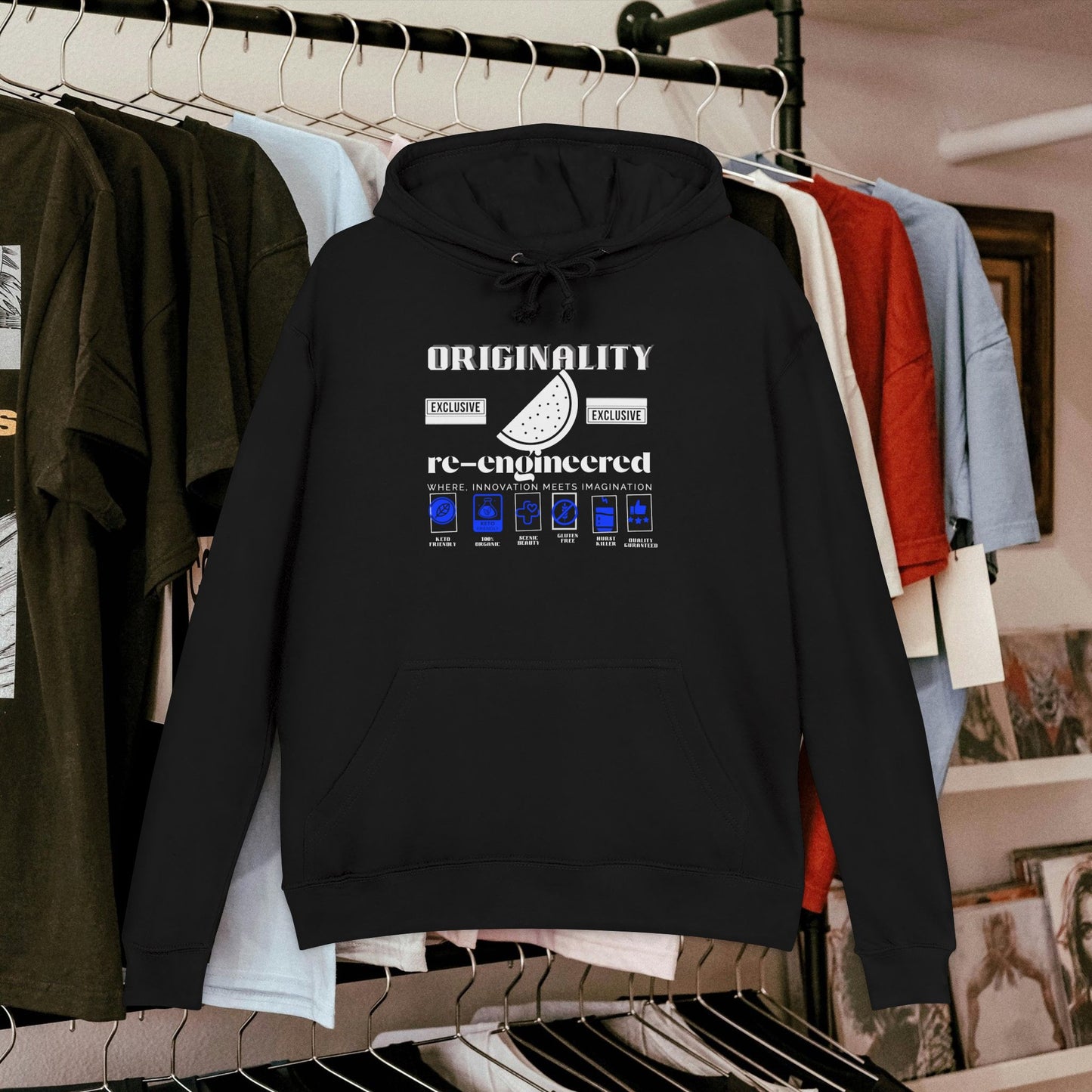 Unisex French Terry hoodie_ N8* Series USFTH PT2WW001_ Limited Edition Everyday Comfort by WesternWaves: