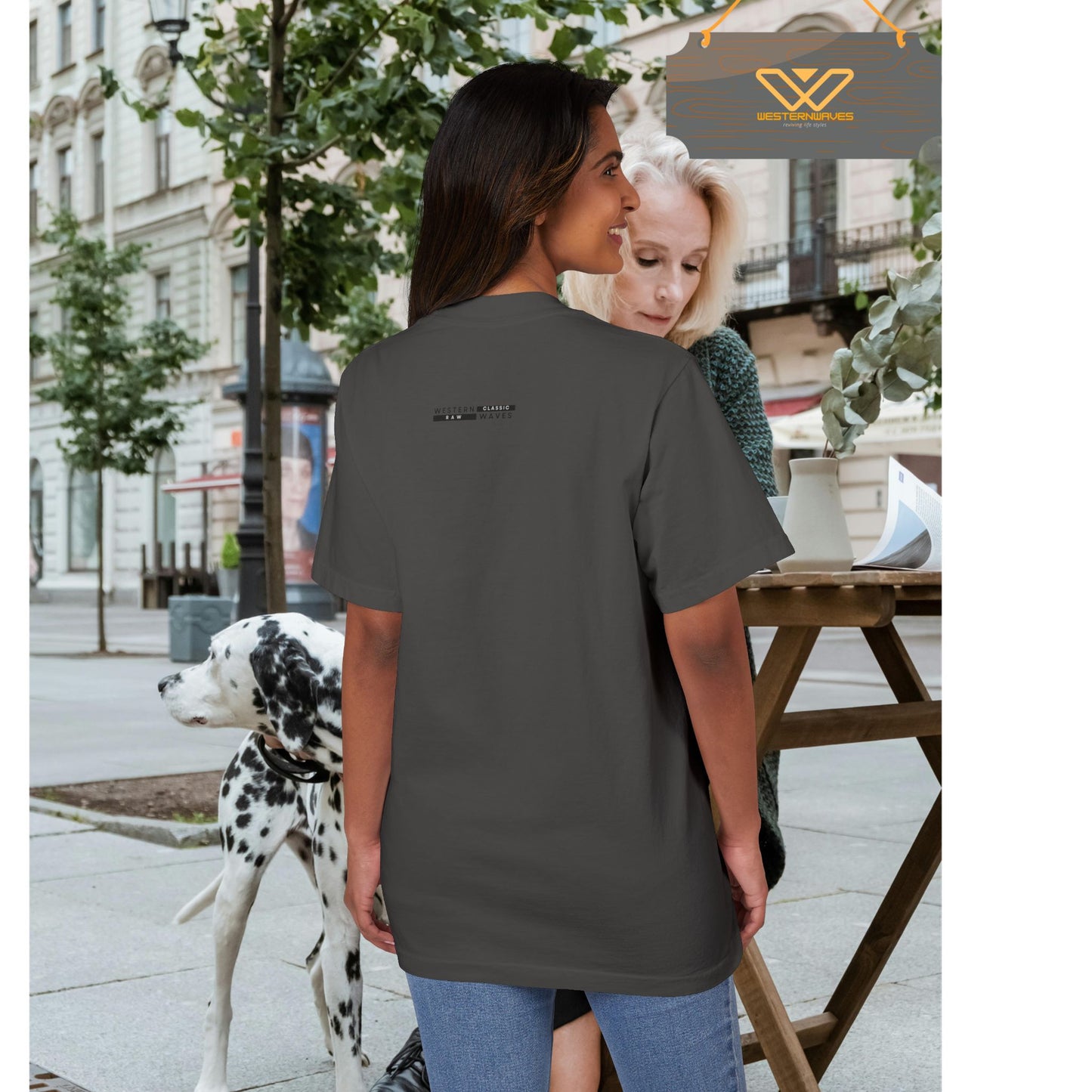 Unisex Garment-Dyed Tee_ N7* Series USGDTEE PT2WW001_ Limited Edition Vibrant T-shirt by WesternWaves: