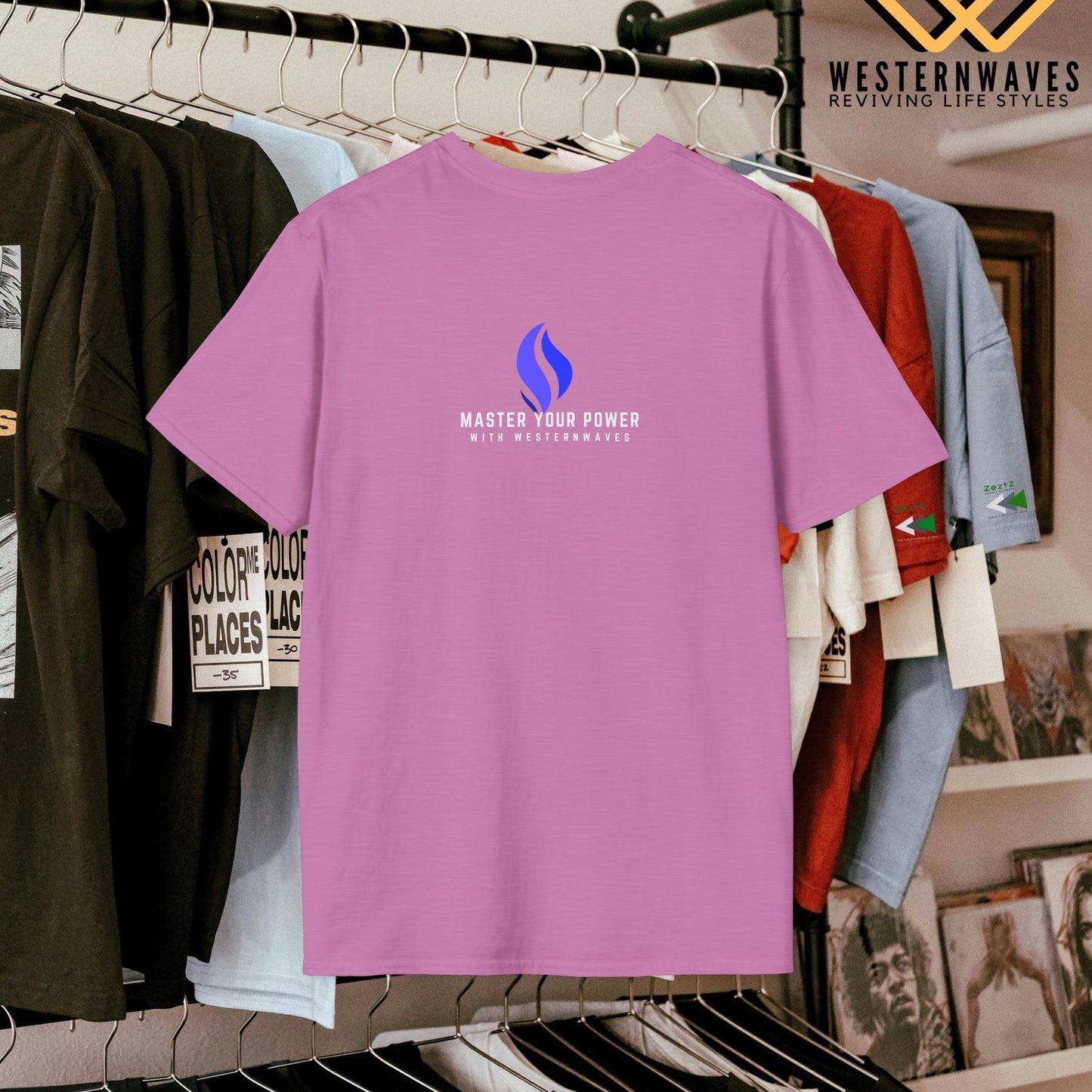 Unisex Softstyle T-Shirt_ N3+ Series USSSTS PT2WW001_ Limited Edition Versatile Style and Comfort by WesternWaves: