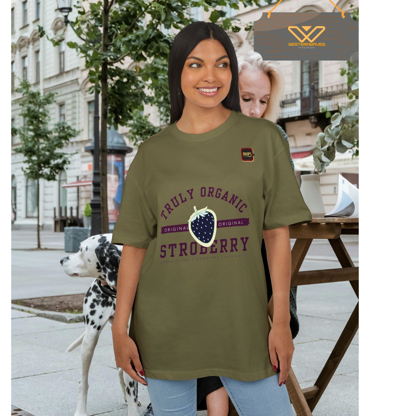Unisex Oversized Tee_ N6+ Series USOSTEE PT2WW002_ Limited Edition by WesternWaves: