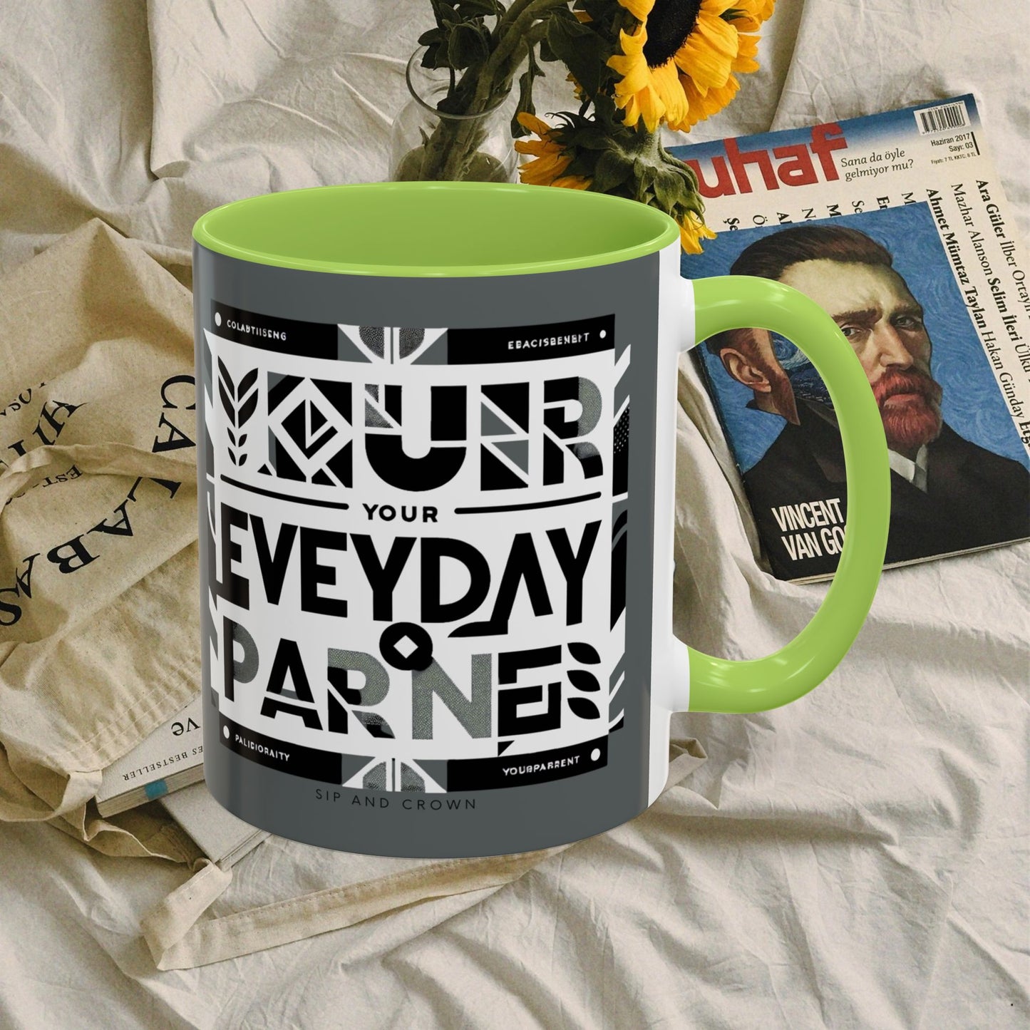 Accent Coffee Mug 11oz _ N3* Series ACM11OZ PT2WW021_ Limited Edition Perfect Blend of Style by WesternWaves: