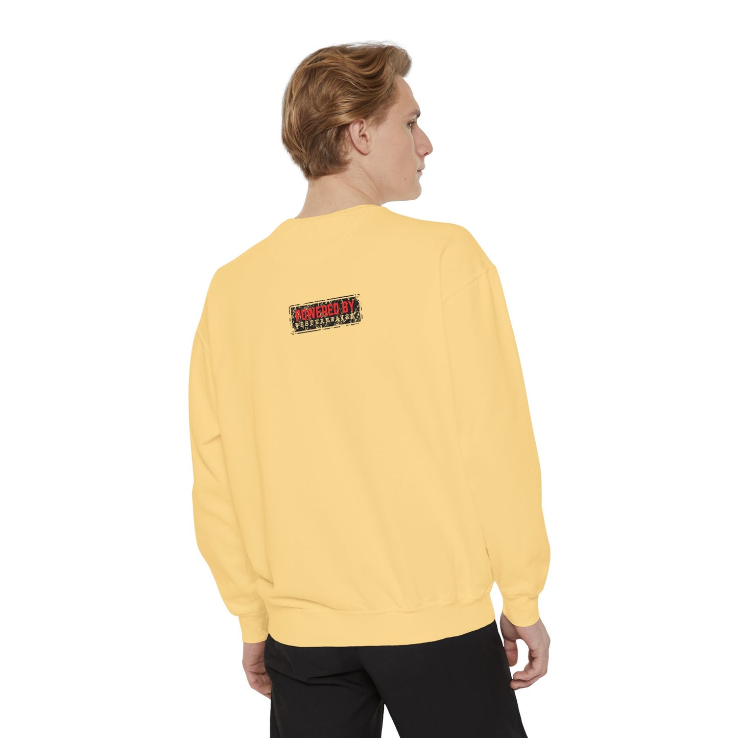 Motivational Unisex Garment-Dyed Sweatshirt, Cozy Pullover, Rise and Shine Apparel, Gift for Her, Inspirational Clothing