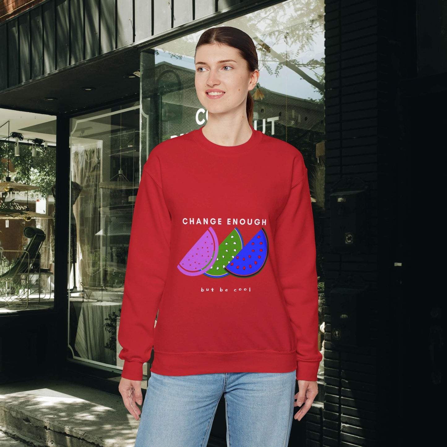 Unisex Heavy Blend™ Crewneck Sweatshirt_ N2+ Series UHBCSS PT2WW003_L imited Edition Pure Luxury for Every Occasion by WesternWaves: