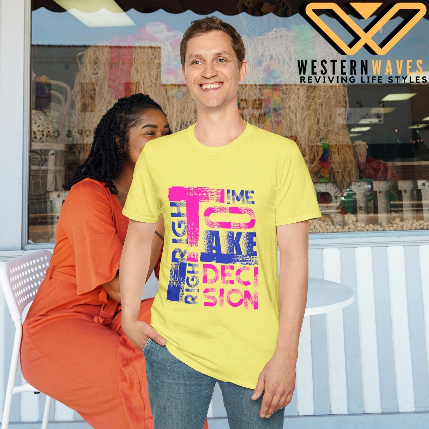 Unisex Softstyle T-Shirt_ N2+ Series USSTS FT2WW003_ Redefines Relaxation Limited Edition by WesternWaves: