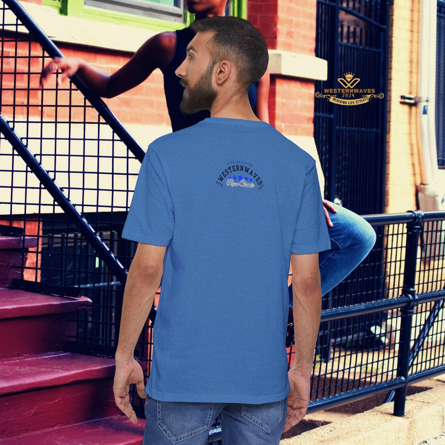 Unisex District® Re-Tee®_ N Series USDRR_ PT2WW001_ Sustainable Style by WesternWaves: