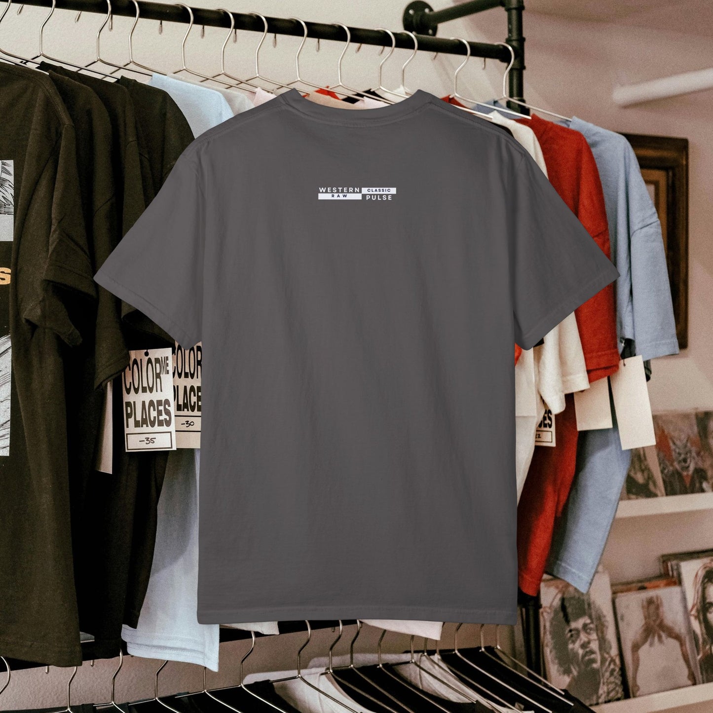 unisex garment-dyed t-shirt_ 09 July 2025_ Limited Edition Everyday Casual Wear by WesternWaves: