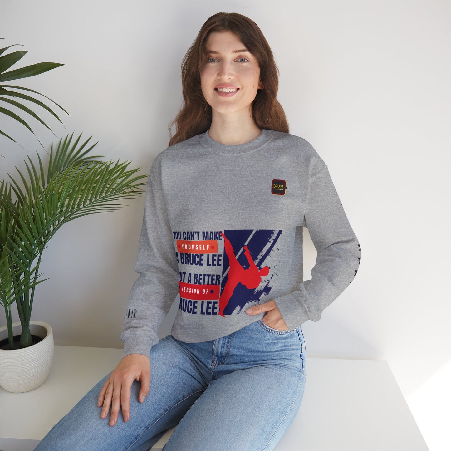 Unisex Heavy Blend™ Crewneck Sweatshirt_ N2 Sports Series UHBCSS PT2WW010_ Limited Edition ‘Zeztz’ Brand Sports Elements by WesternWaves: