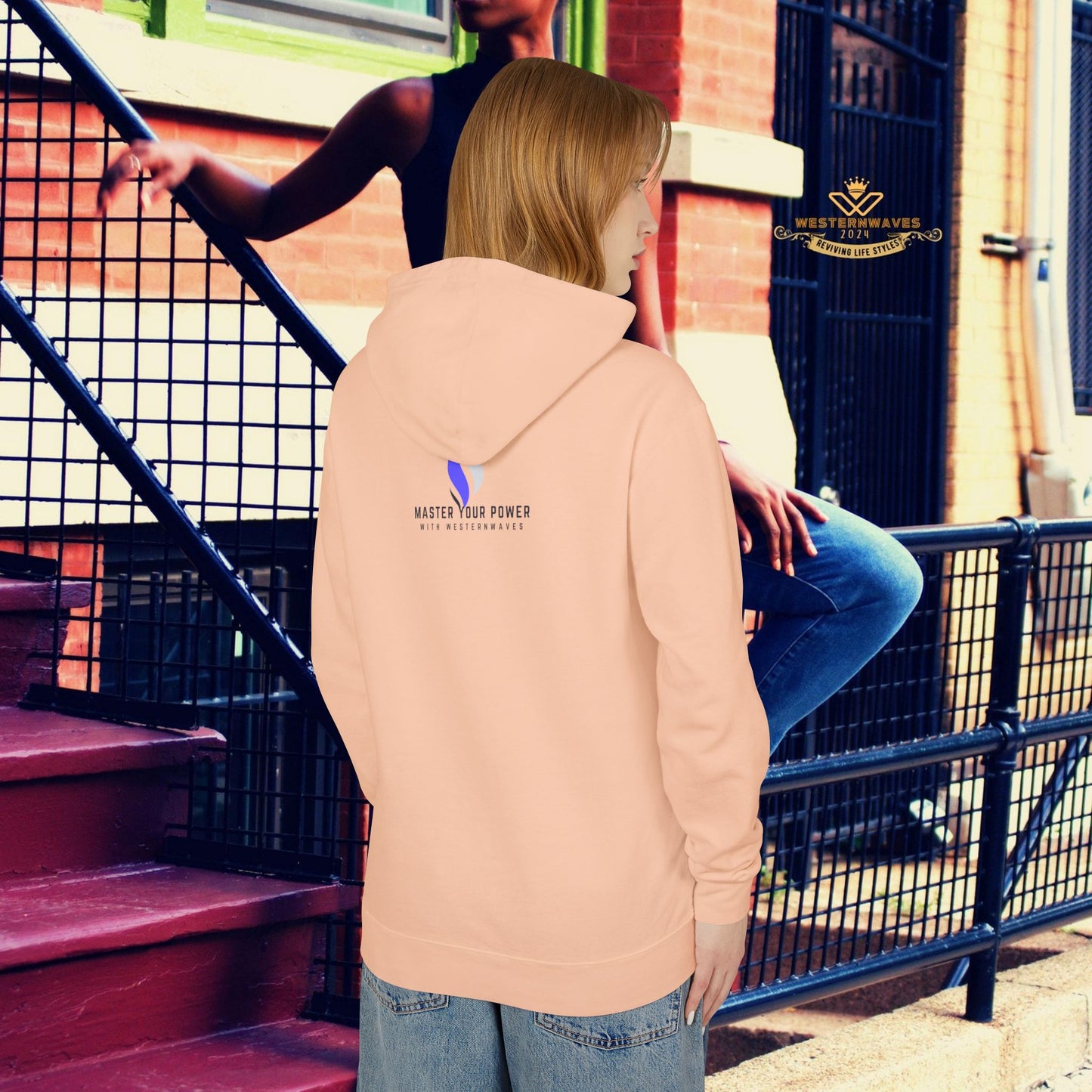Unisex Lightweight Hooded Sweatshirt – N3+ Series USLWHSS PT2WW012_ Limited Edition Crafted Comfort by WesternWaves: