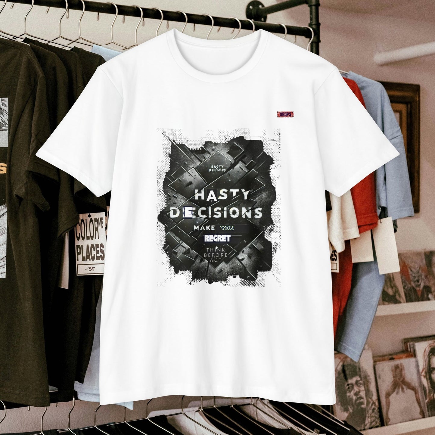 Unisex CVC Jersey T-shirt_ N8+ Series USCVCJTS PT2WW001_ Limited Edition CVC T-shirt by WesternWaves:
