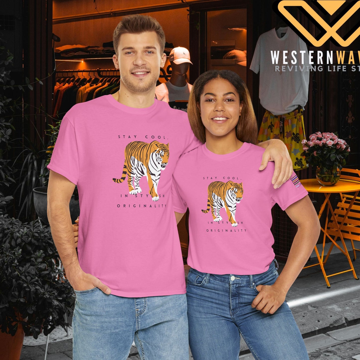 Unisex Heavy Cotton Tee_ Crafted from premium 100% cotton_ N+ Series UHCT PT2WV011_ Limited Edition by WesternWaves: