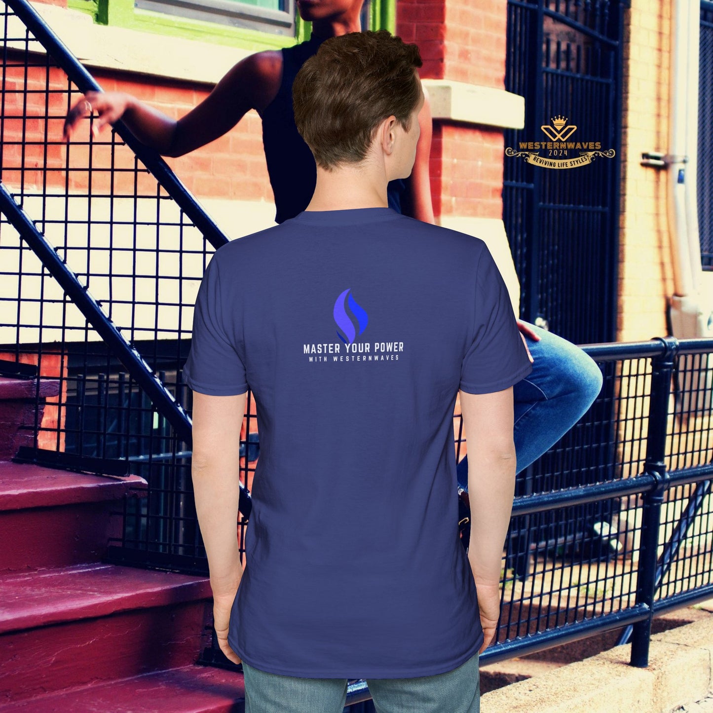 Unisex Softstyle T-Shirt_ N3+ Series USSTS FT2WW005_ Limited Edition Redefines & Relaxation by WesternWaves:
